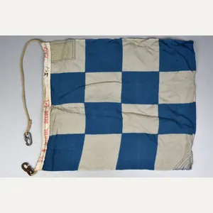 WW2 German Kriegsmarine International Signal Flag 'N' by P&Co. 50 …