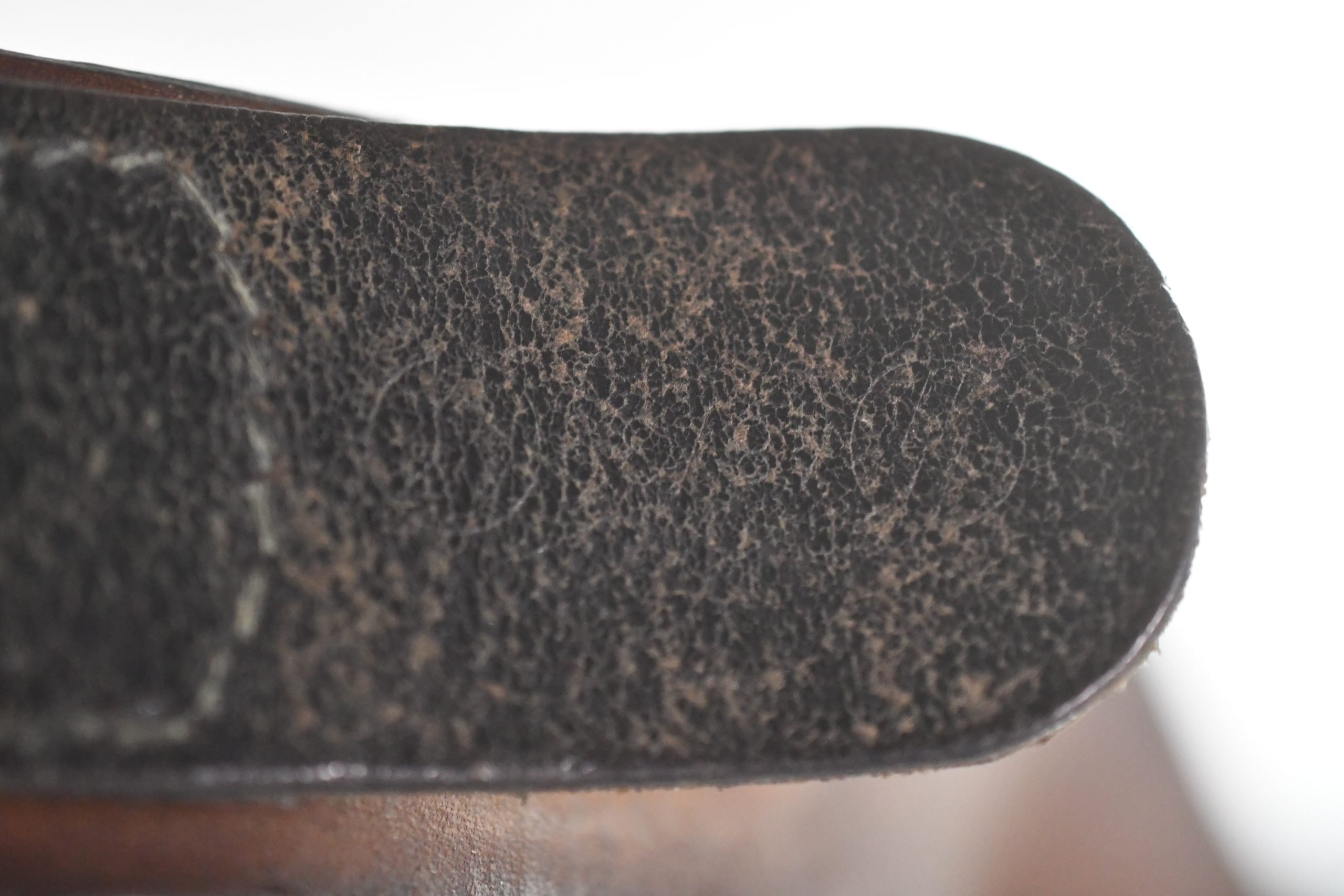 Waffen-SS aluminum belt buckle by SS 36/40 RZM 'Overhoff & Cie'with SS marked belt — image 6