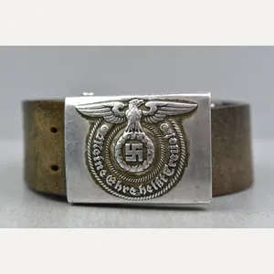 Waffen-SS aluminum belt buckle by SS 36/40 RZM 'Overhoff & …