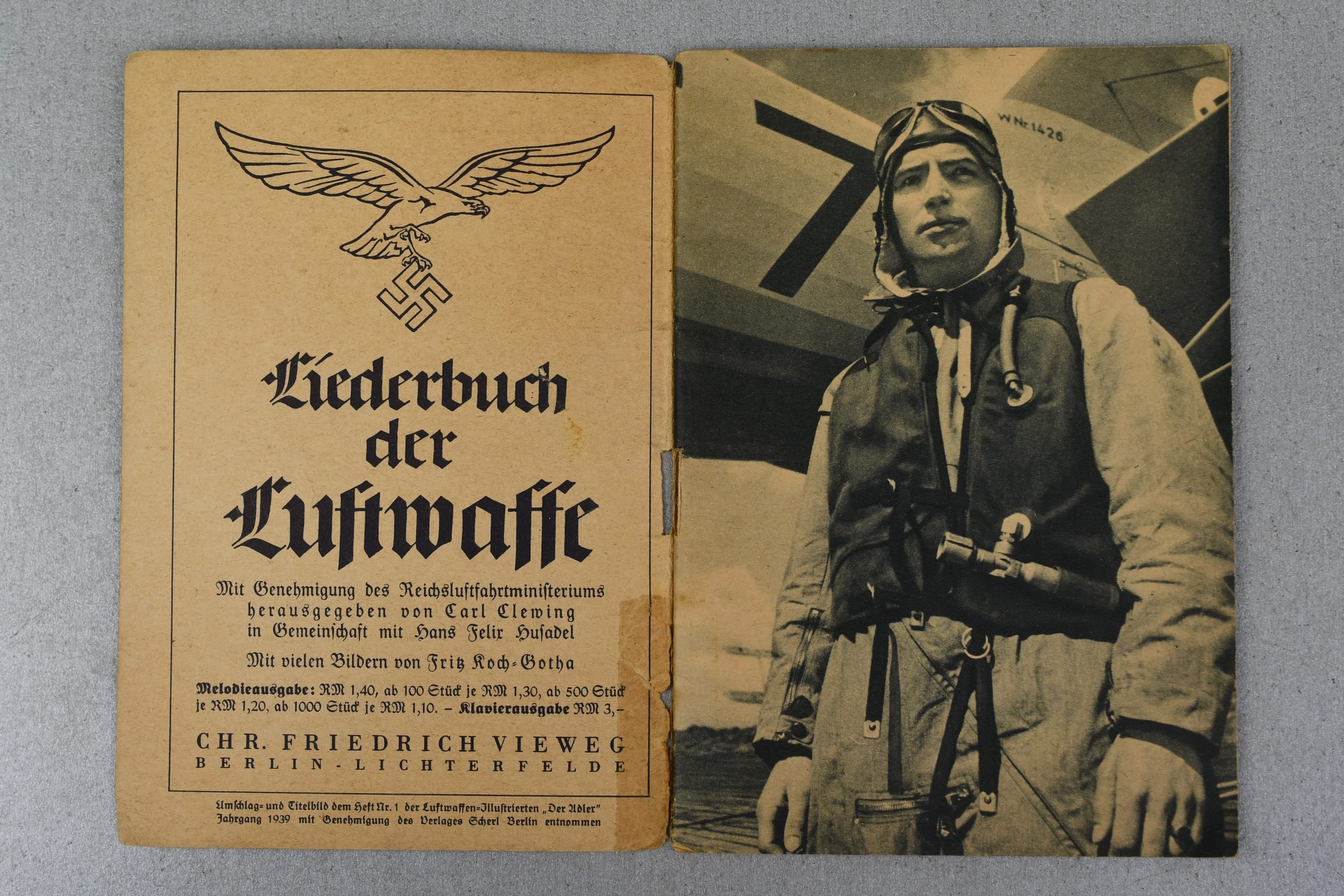 Luftwaffe Song Book 'Adler-Liederheft' Liederbuch der Luftwaffe — image 2
