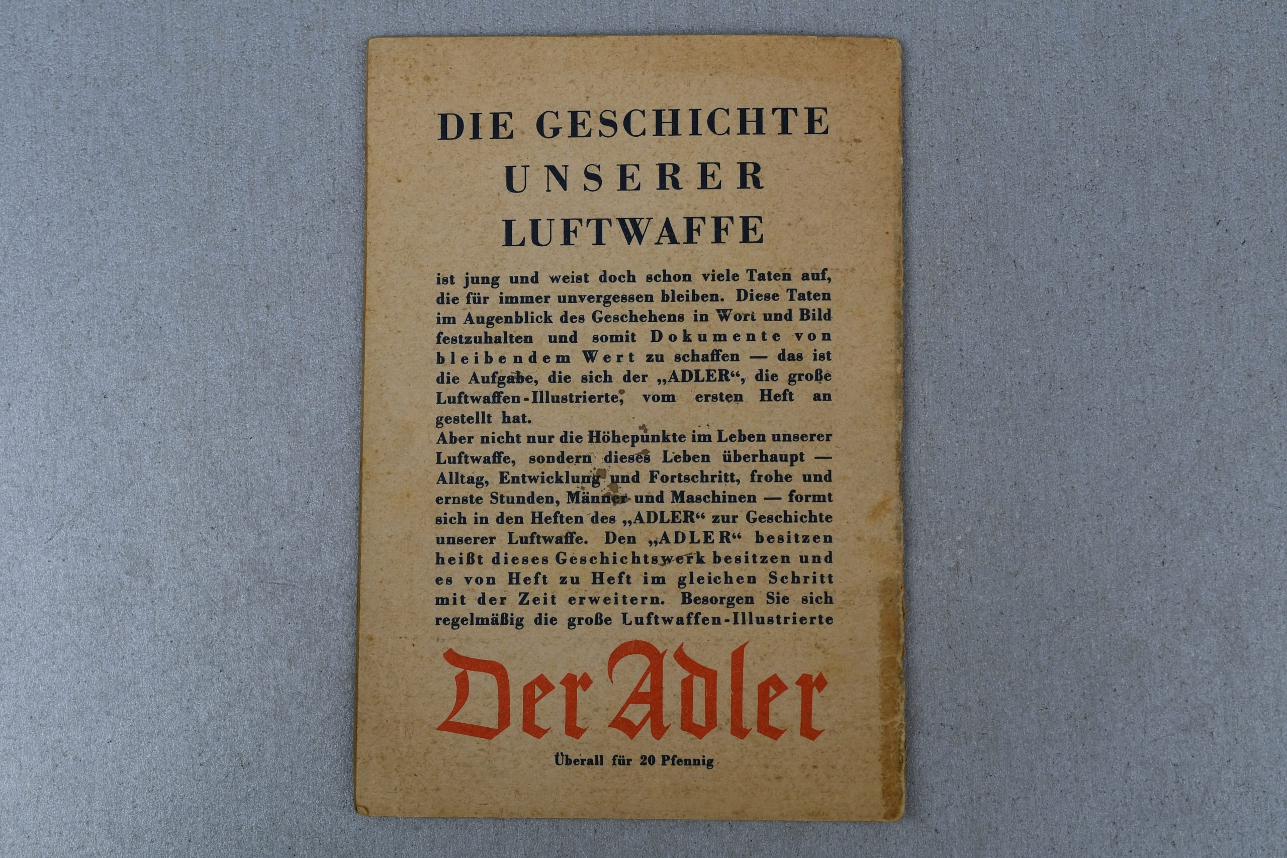 Luftwaffe Song Book 'Adler-Liederheft' Liederbuch der Luftwaffe — image 6