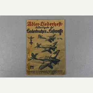 Luftwaffe Song Book 'Adler-Liederheft' Liederbuch der Luftwaffe