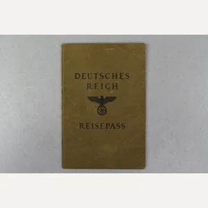 Deutsches Reich Reisepass – Flensburg Issued 1939 – Multiple Denmark …