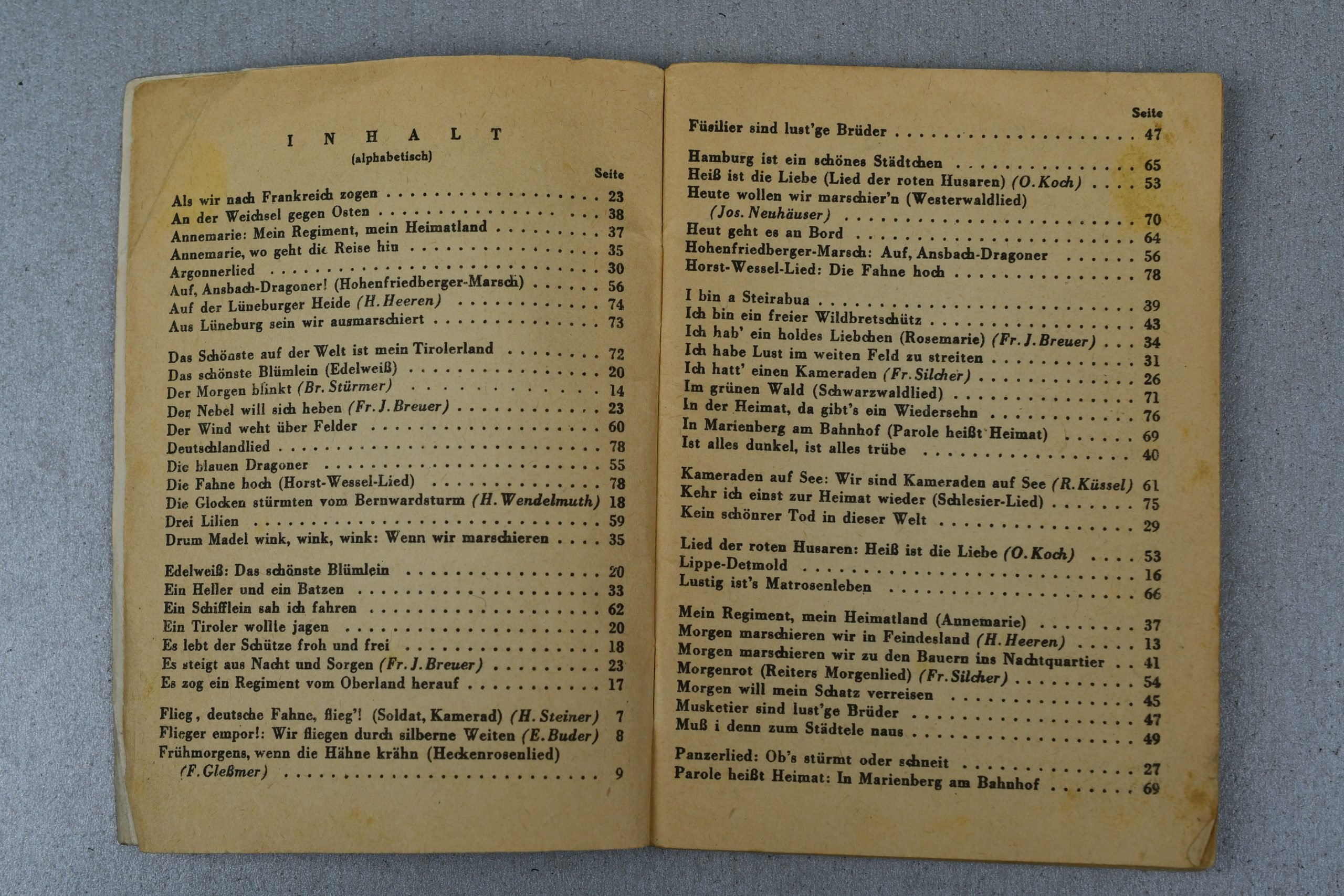 German Wehrmacht Song Book 'Das Neue Soldaten-Liederbuch' — image 3