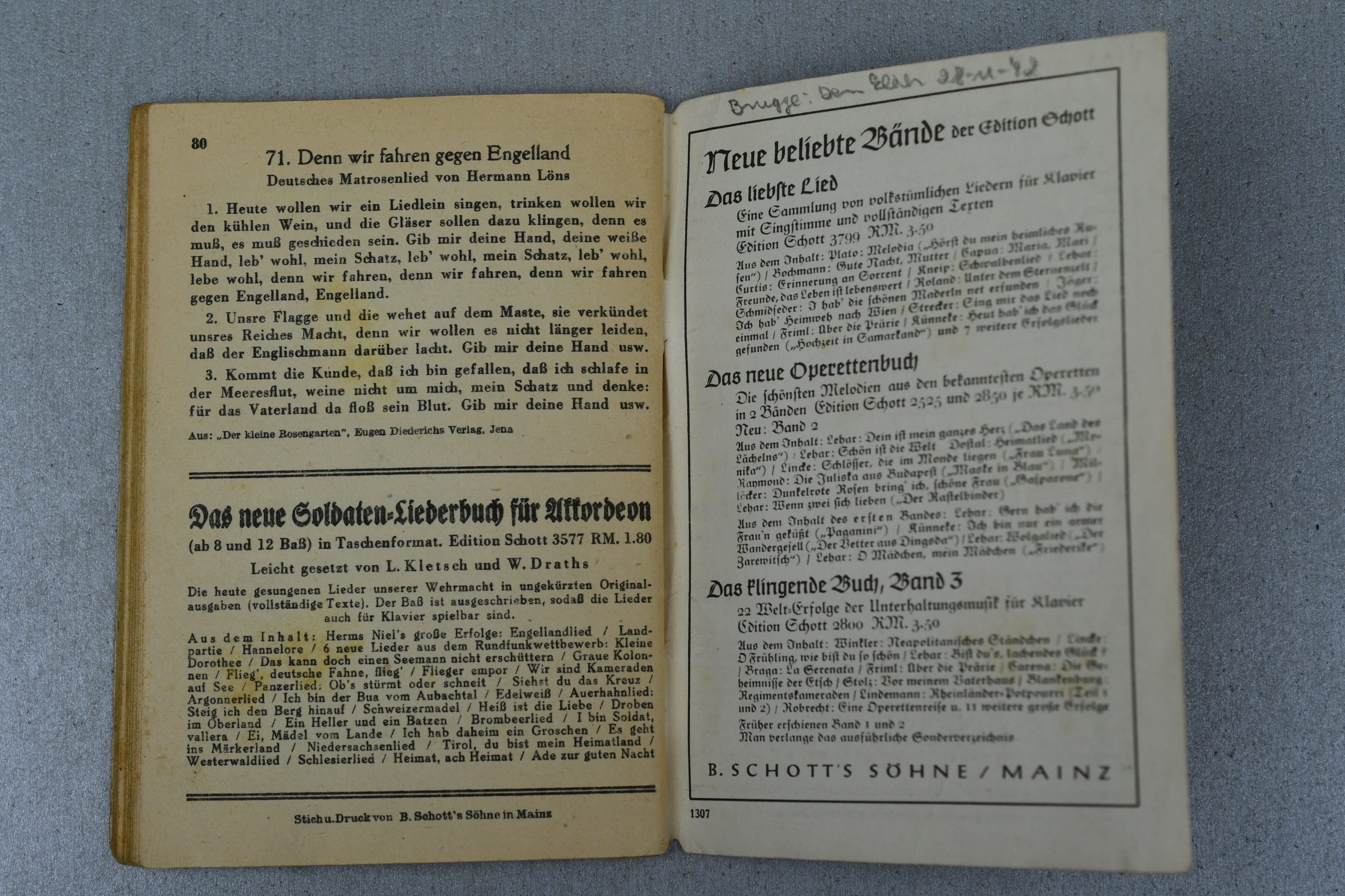 German Wehrmacht Song Book 'Das Neue Soldaten-Liederbuch' — image 6