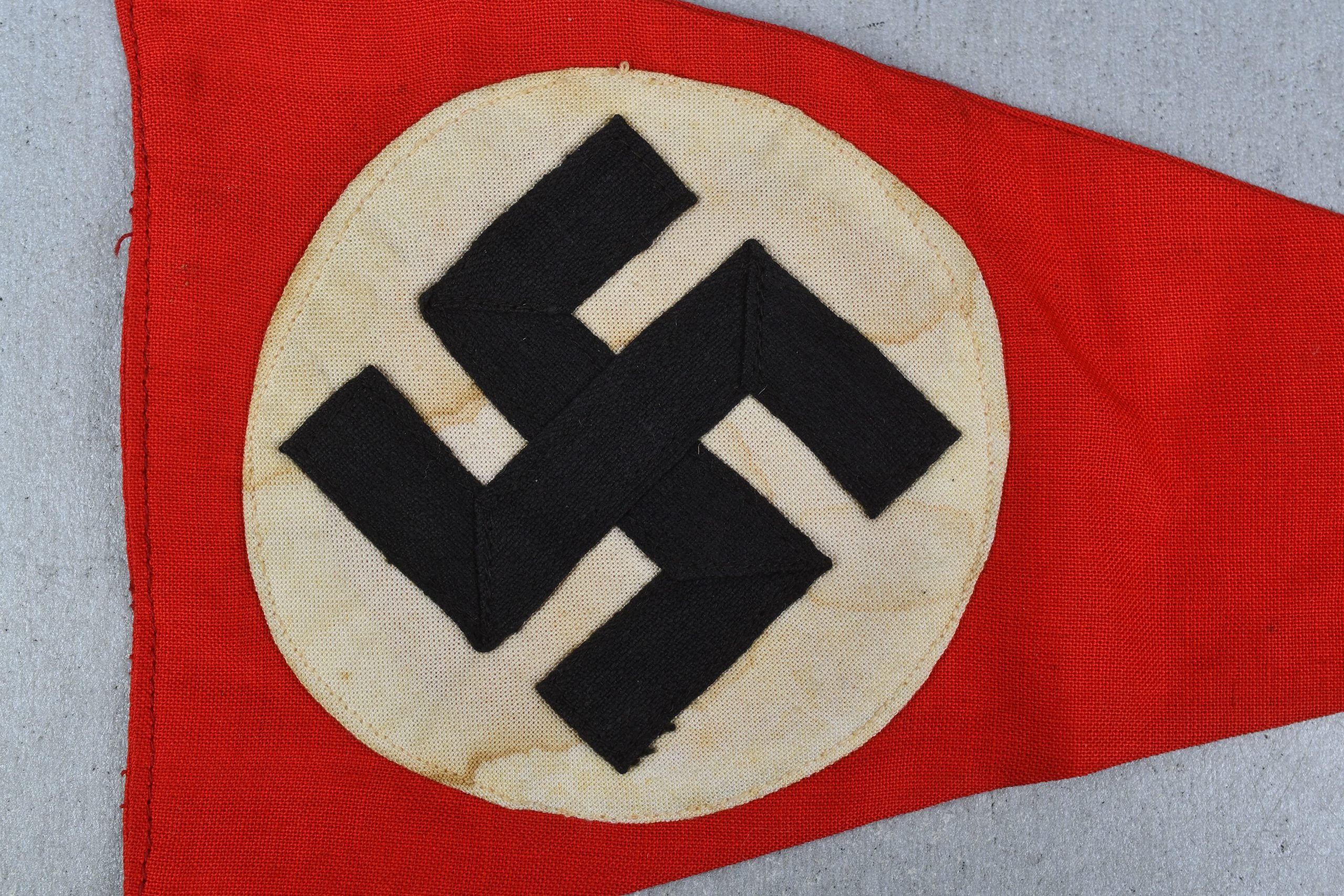 NSDAP swastika vehicle pennant flag — image 2