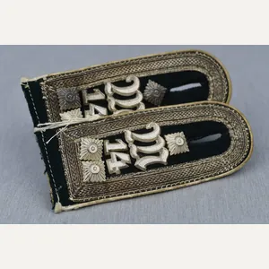 M36 army (Heer) Maschinengewehr-Bataillon 14 shoulder boards for Waffenrock
