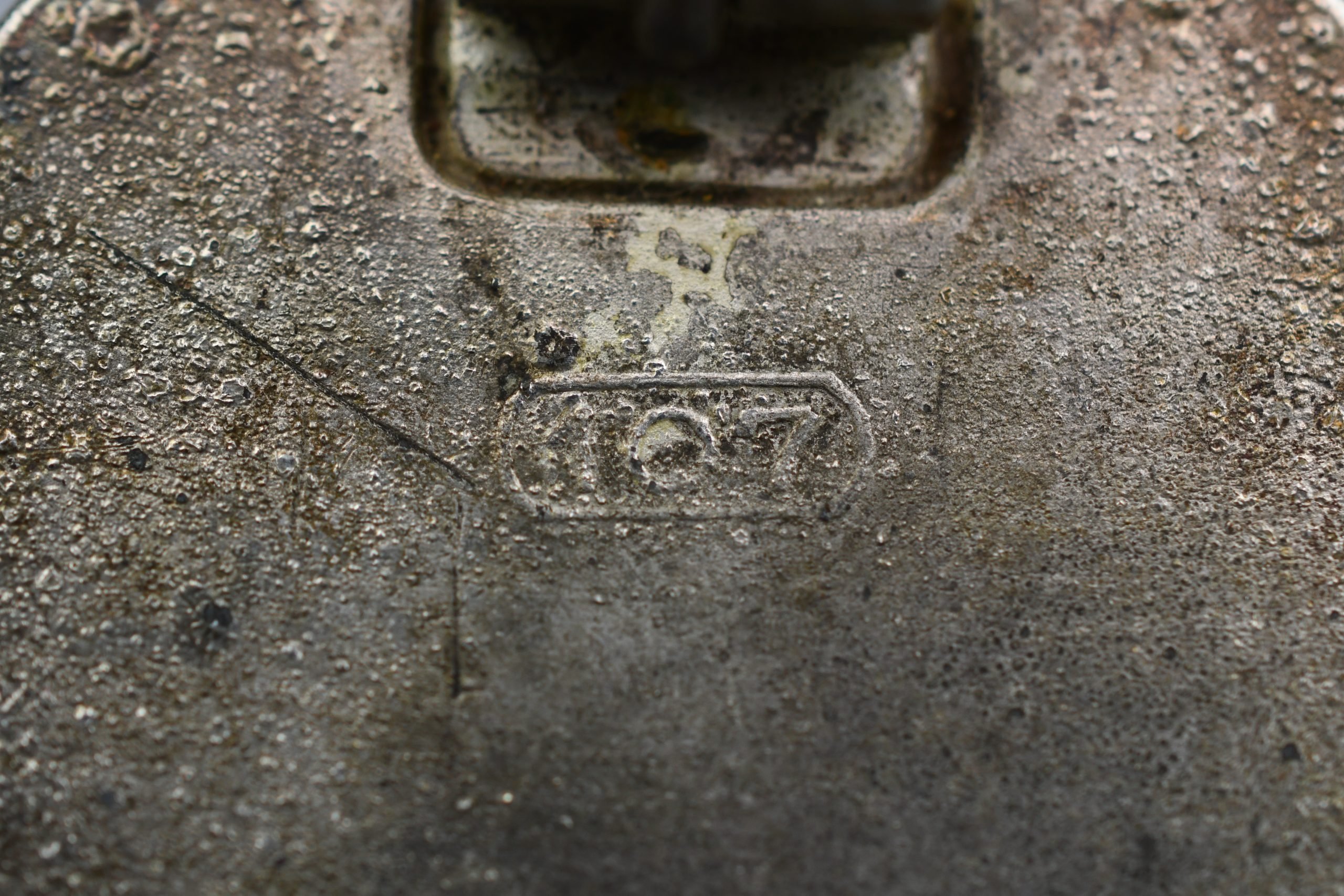 Silver wound badge by Carl Wild '107' — image 3