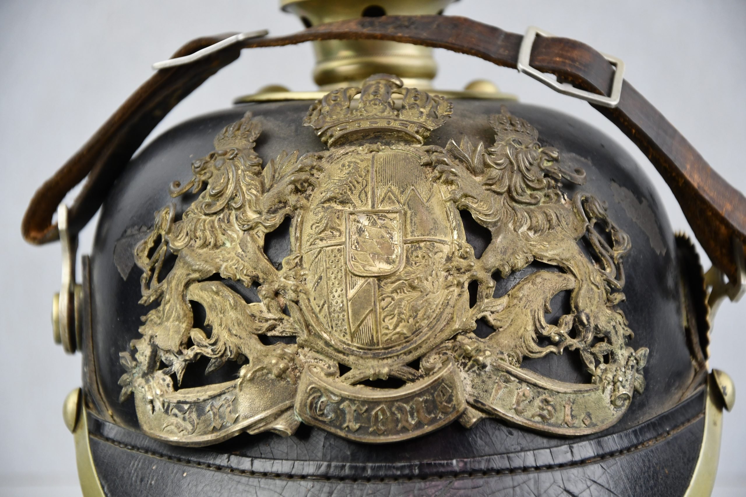 M95 German 'Bavarian' spike helmet Pioneer or 1st Regt. (Leib) — image 5