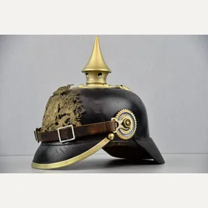 M95 German 'Bavarian' spike helmet Pioneer or 1st Regt. (Leib)