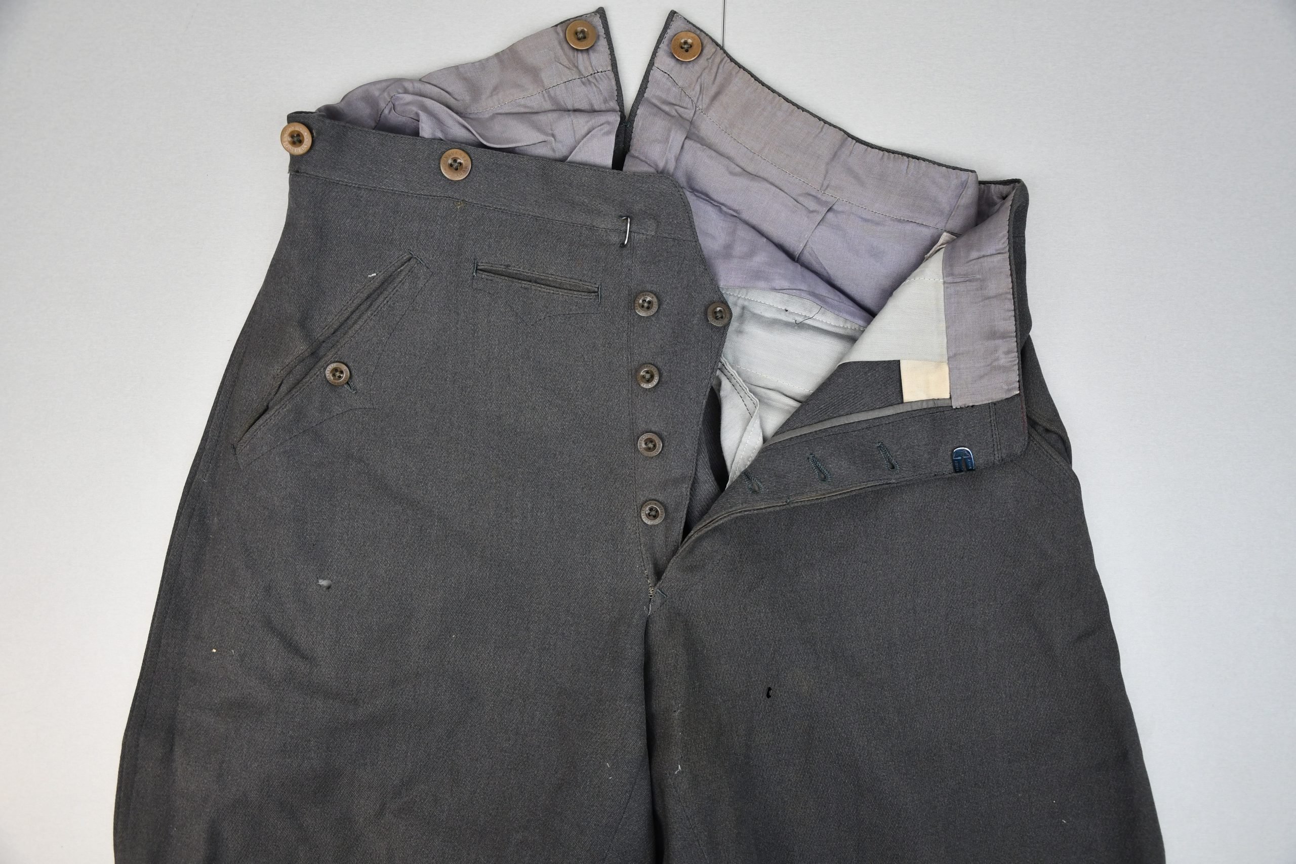 M36 Army – Waffen-SS stone grey officer breeches — image 3