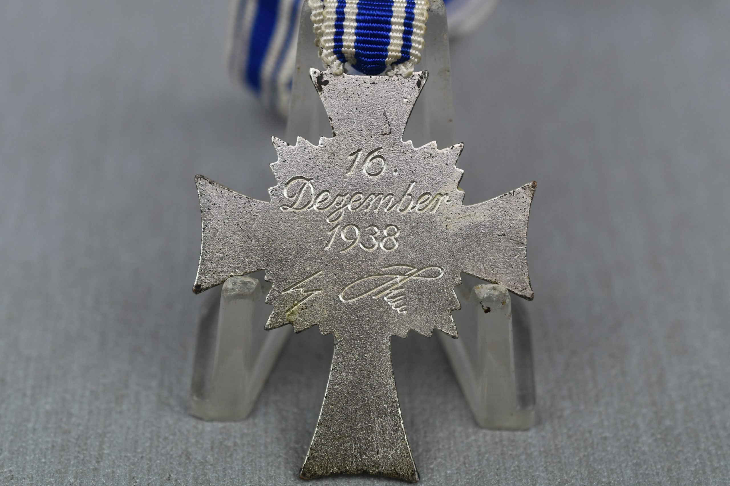 Silver mother's cross 1938 — image 2