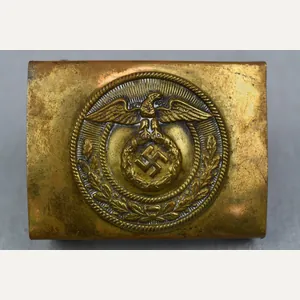 Early brass SA belt buckle