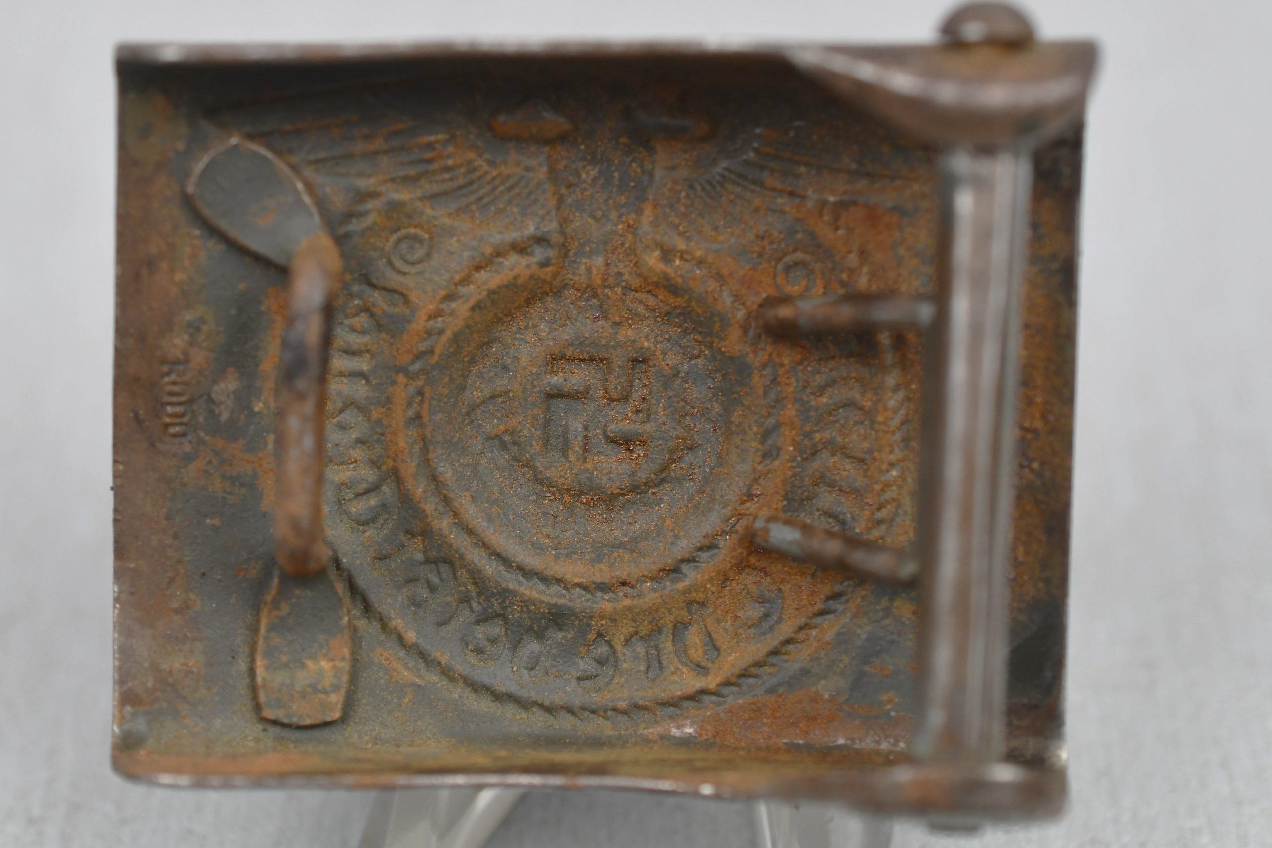 Waffen-SS 'Blue' steel belt buckle by RODO — image 2