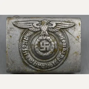 Waffen-SS aluminum belt buckle by SS 36/40 RZM 'Overhoff & …