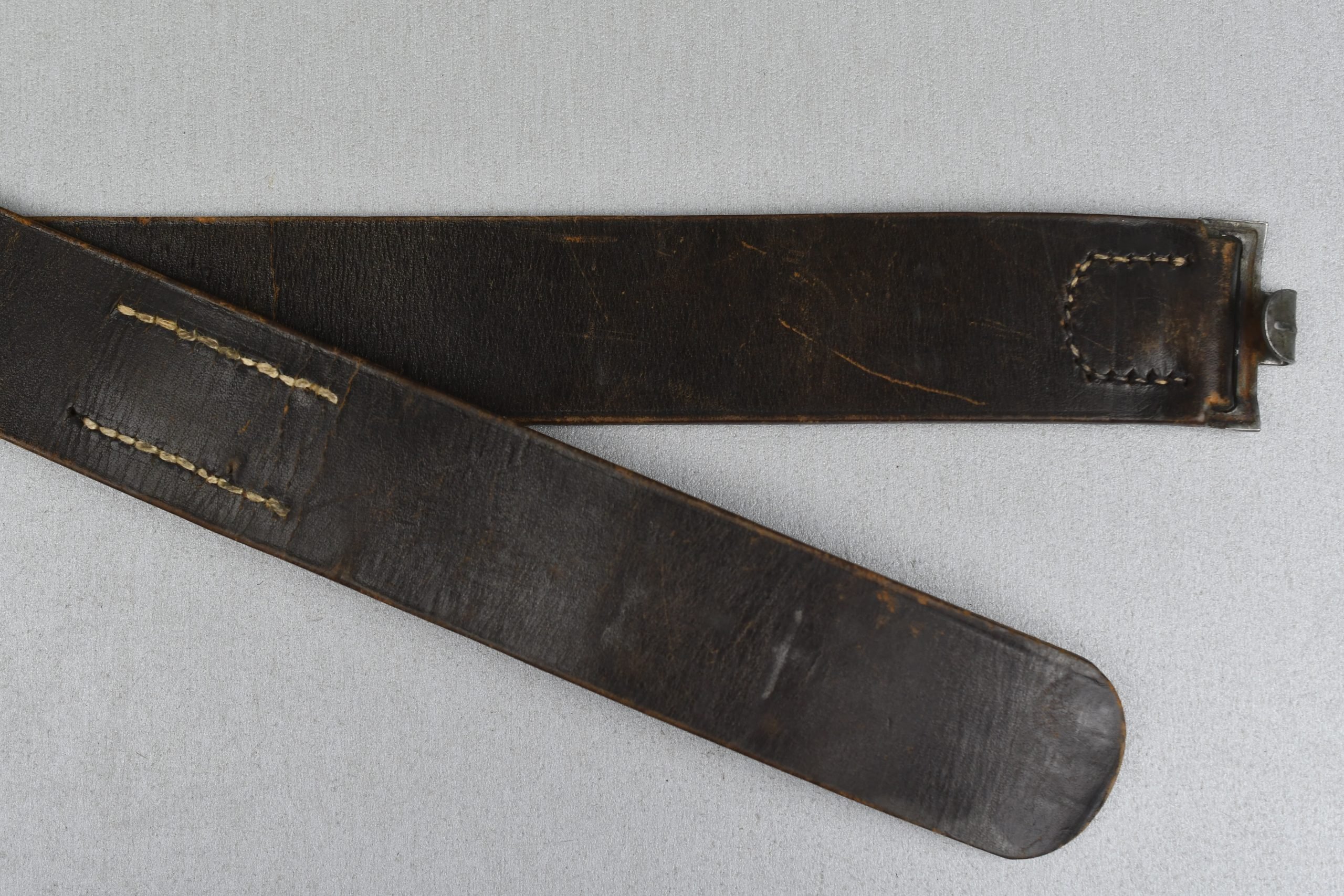 Late war Wehrmacht equipment belt by 'ewy' 1944 — image 3