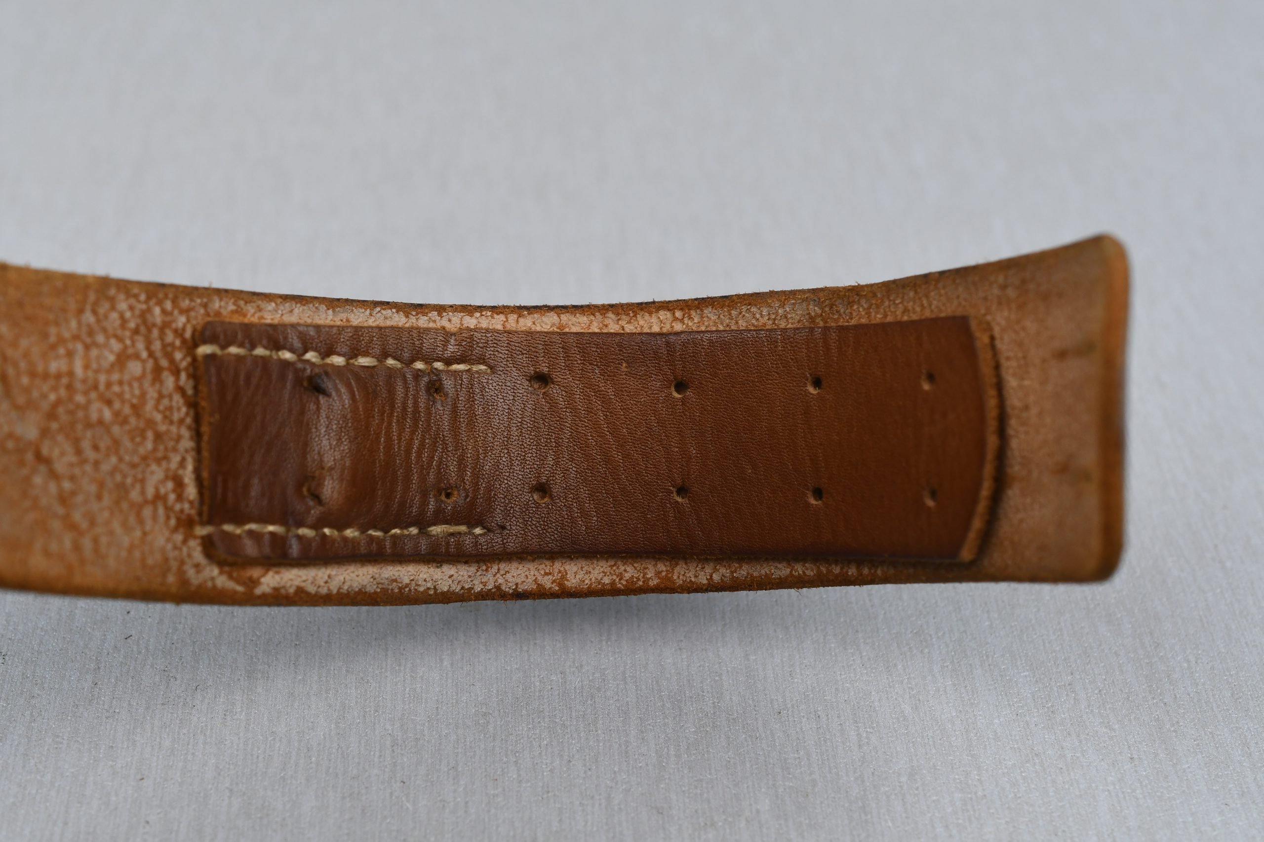 Brown Hitlerjugend equipment belt — image 5