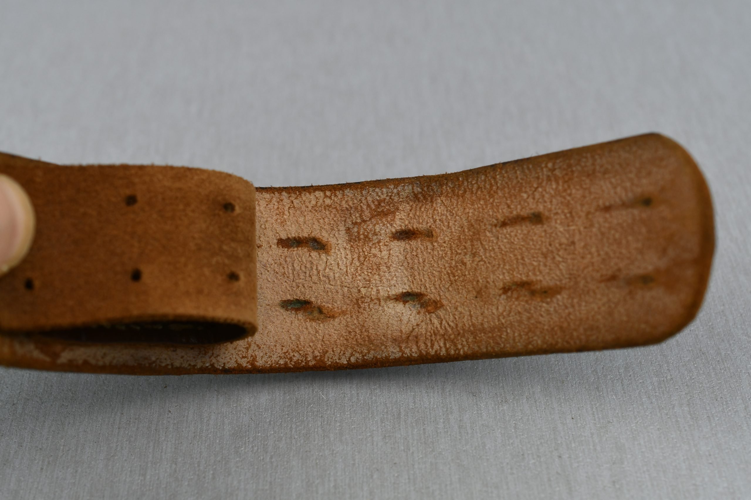 Brown Hitlerjugend equipment belt — image 6