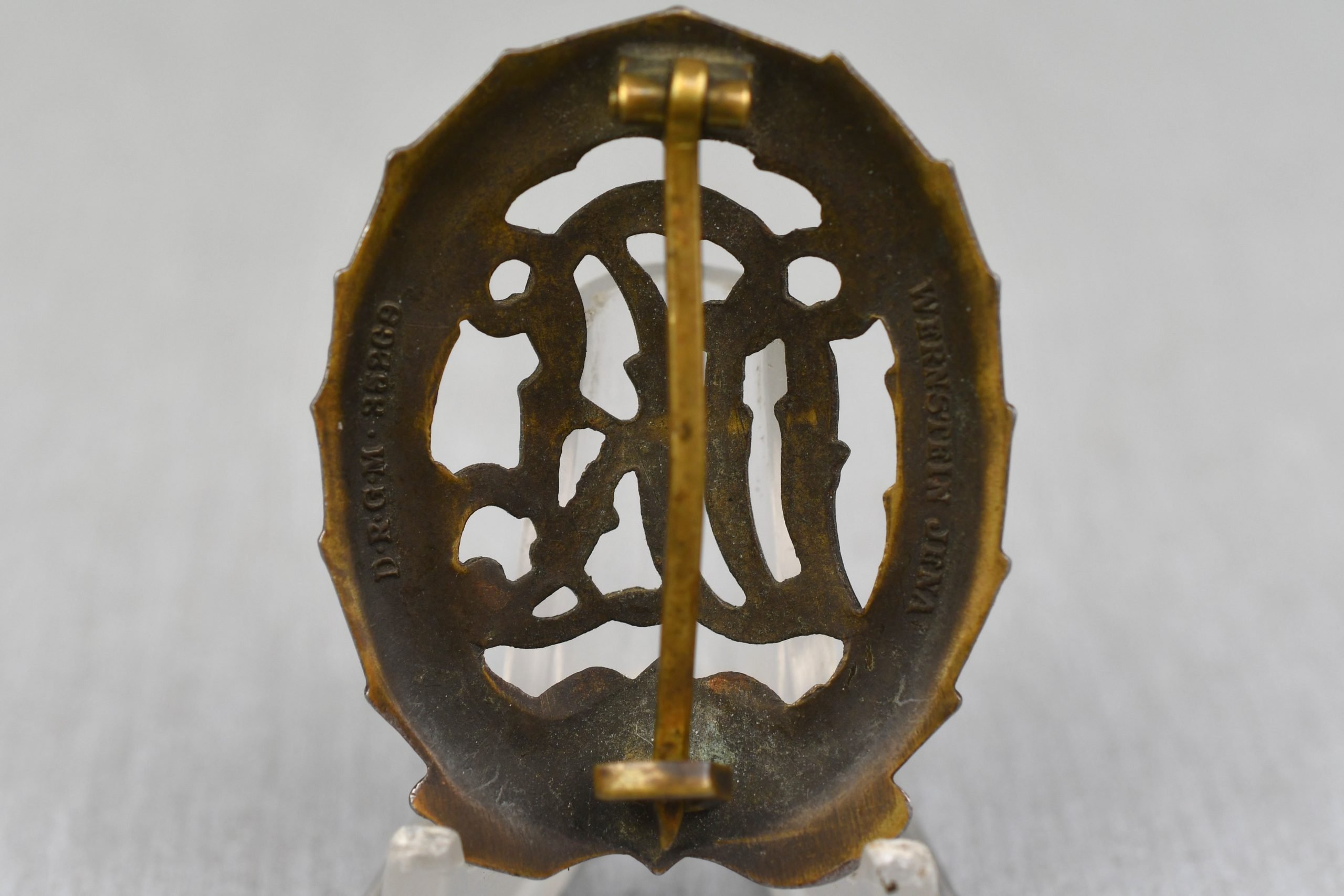 Bronze DRL sport badge by Wernstein Jena — image 2
