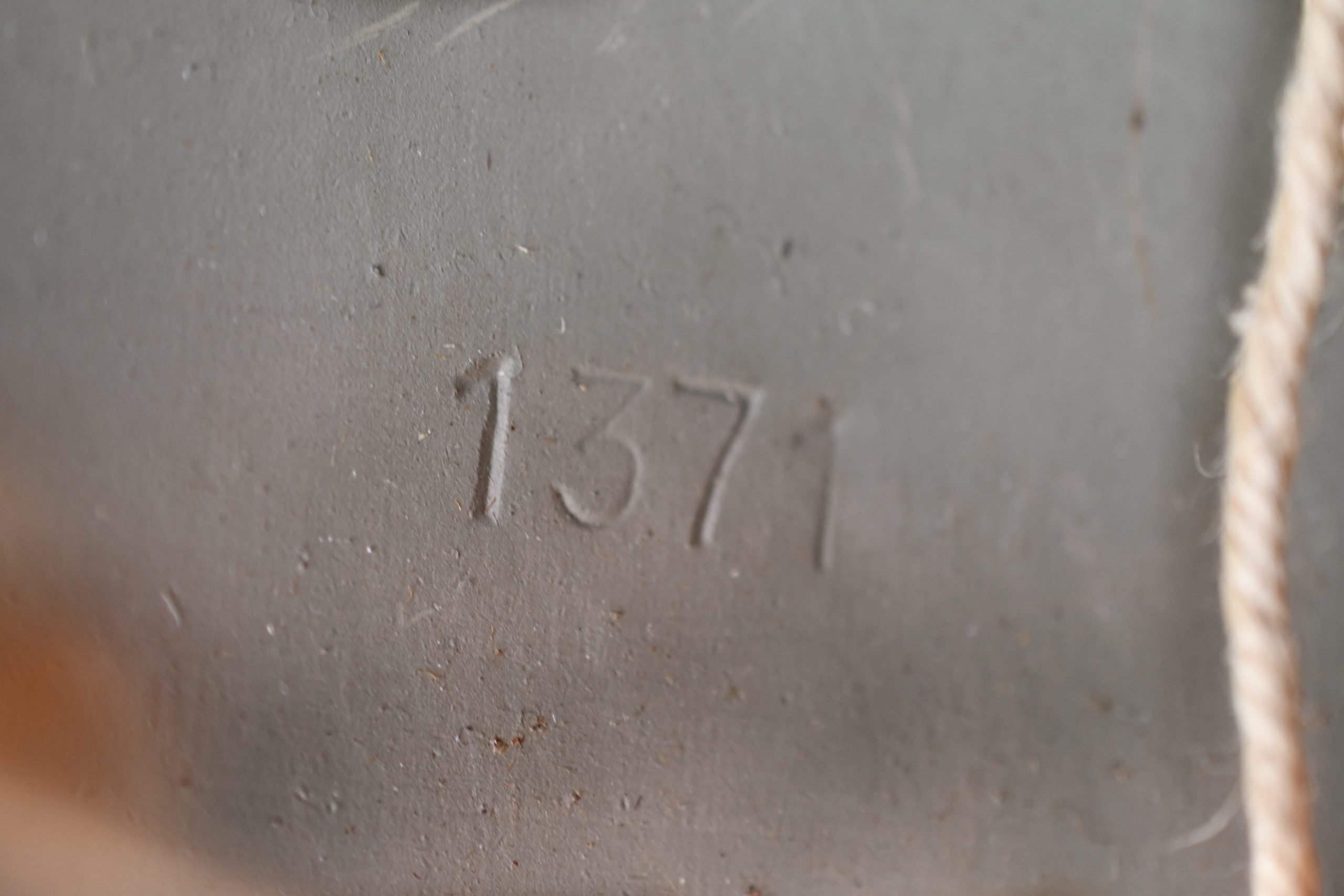 M40 Norwegian reissued steel helmet ET64 with camouflage net — image 12