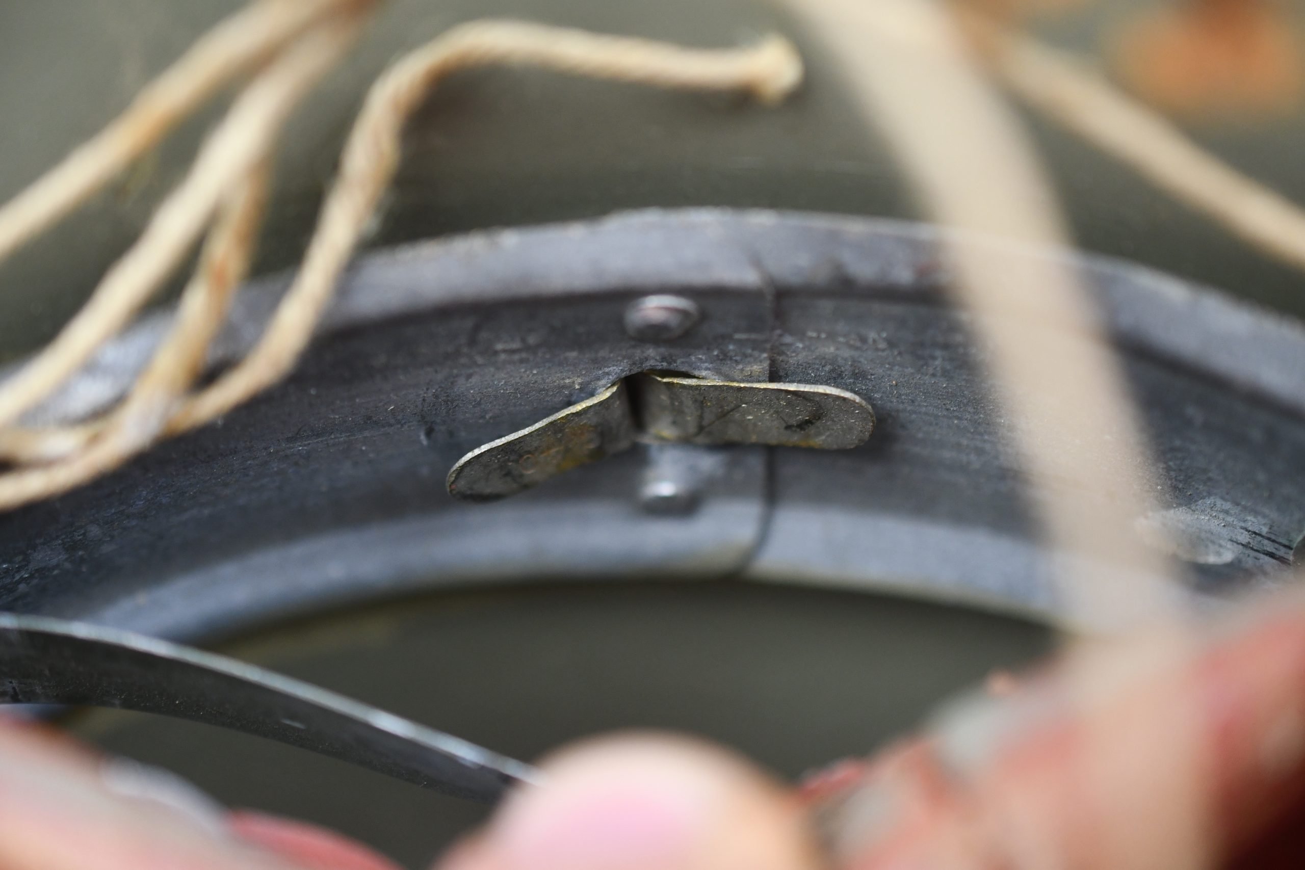 M40 Norwegian reissued steel helmet ET64 with camouflage net — image 21