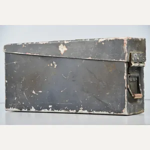 Early Wehrmacht MG34 camouflaged machine gun ammuntion box 1940