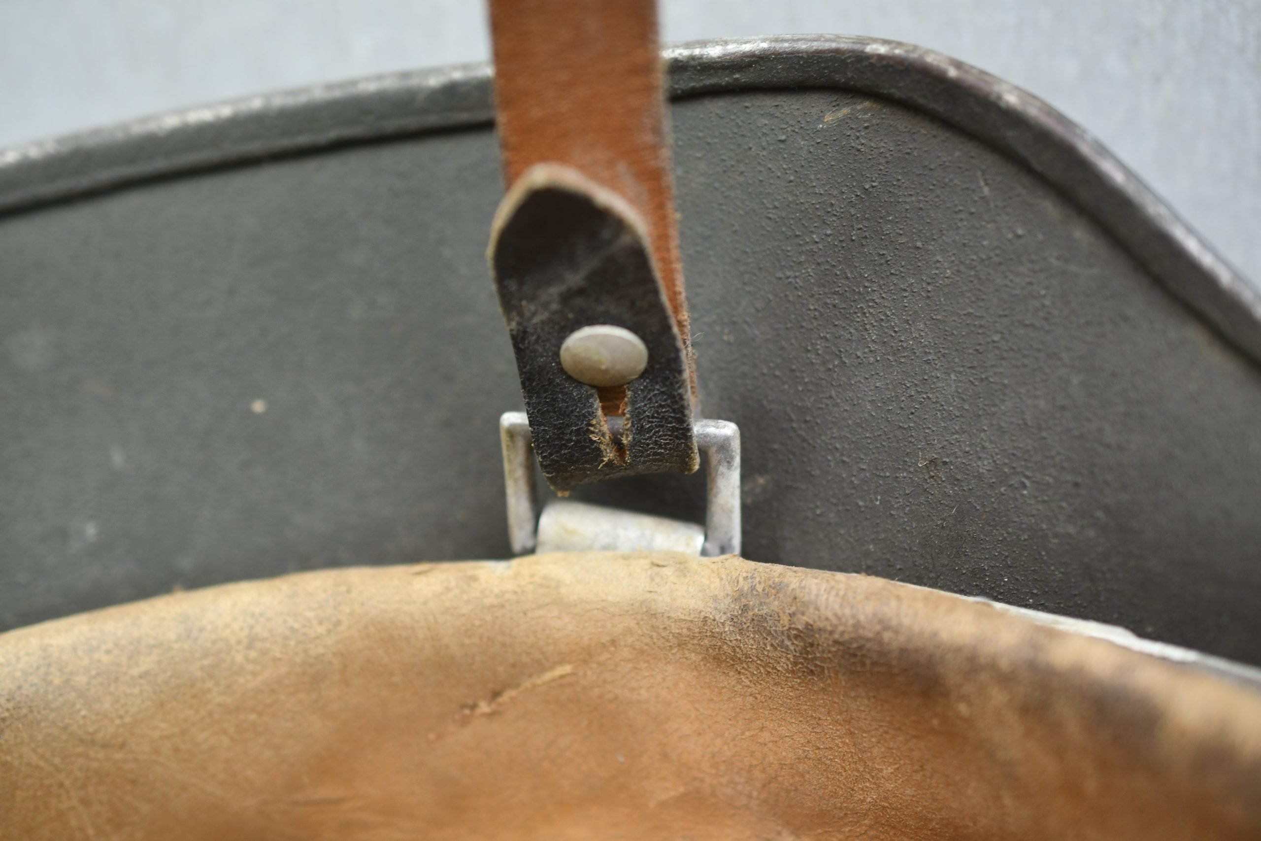 MINT M35 factory reissued Army – SS no decal steel helmet SE64 — image 12