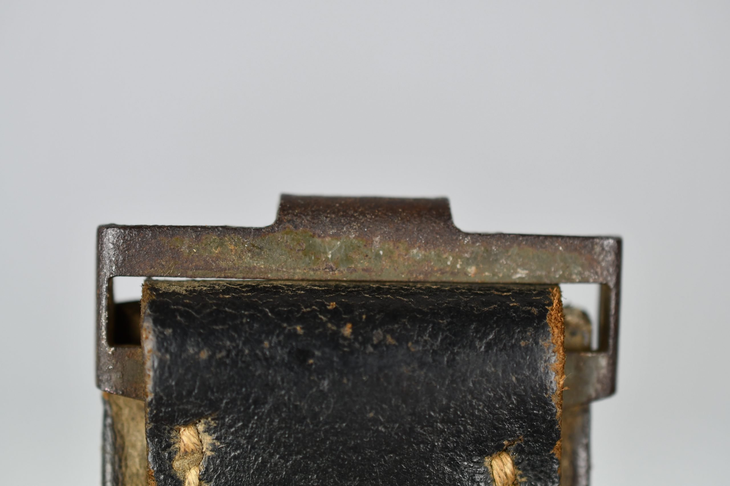 Late-war Wehrmacht leather equipment belt — image 5