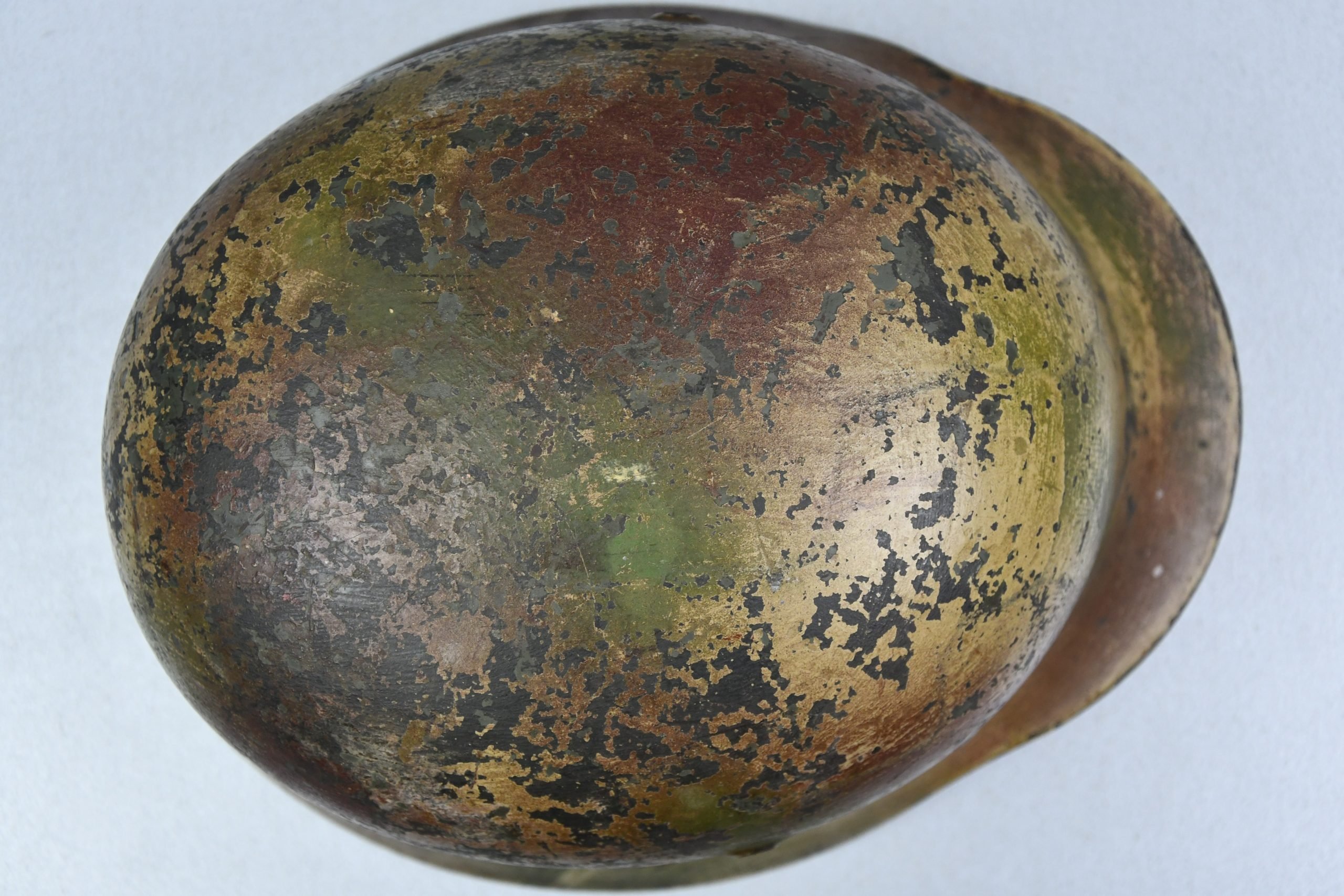 M35 army (Heer) double decal three tone 'Normandy' ex-chicken wire camouflage helmet Q66 — image 16