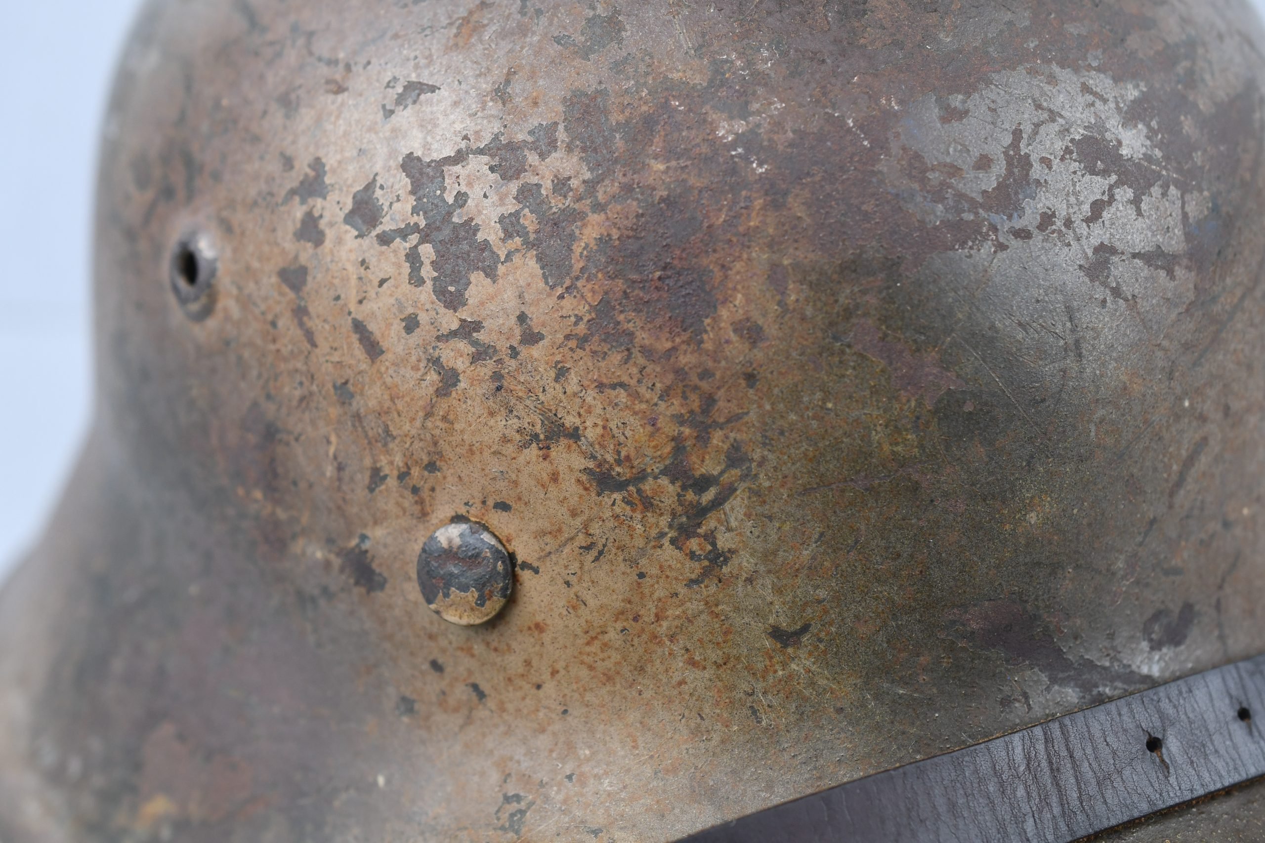 M42 army (Heer) single decal three tone 'Normandy' camouflage helmet hkp64 — image 12