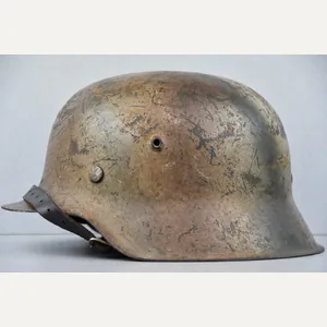 M42 army (Heer) single decal three tone 'Normandy' camouflage helmet …