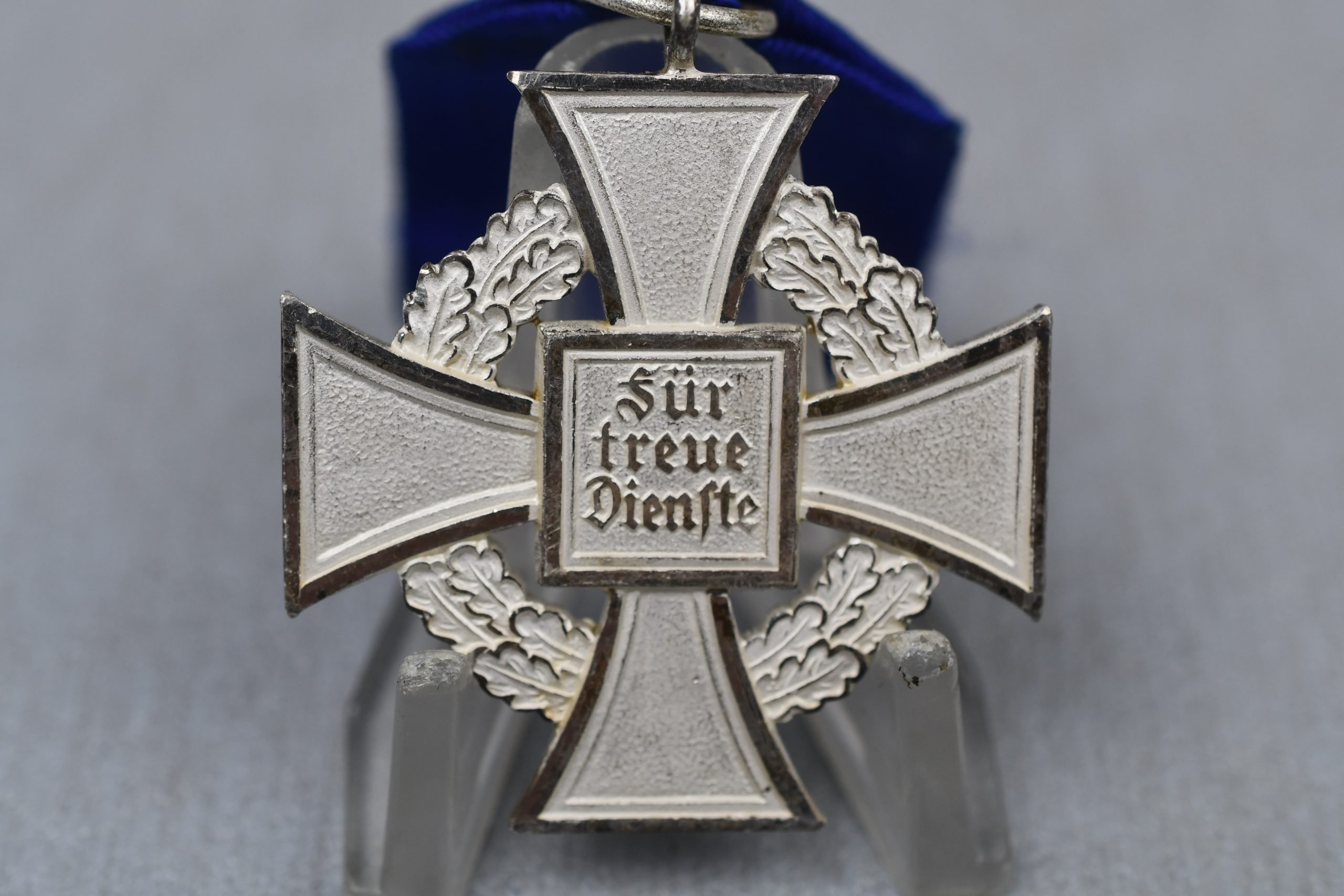 German silver 25 years faithful service medal — image 2