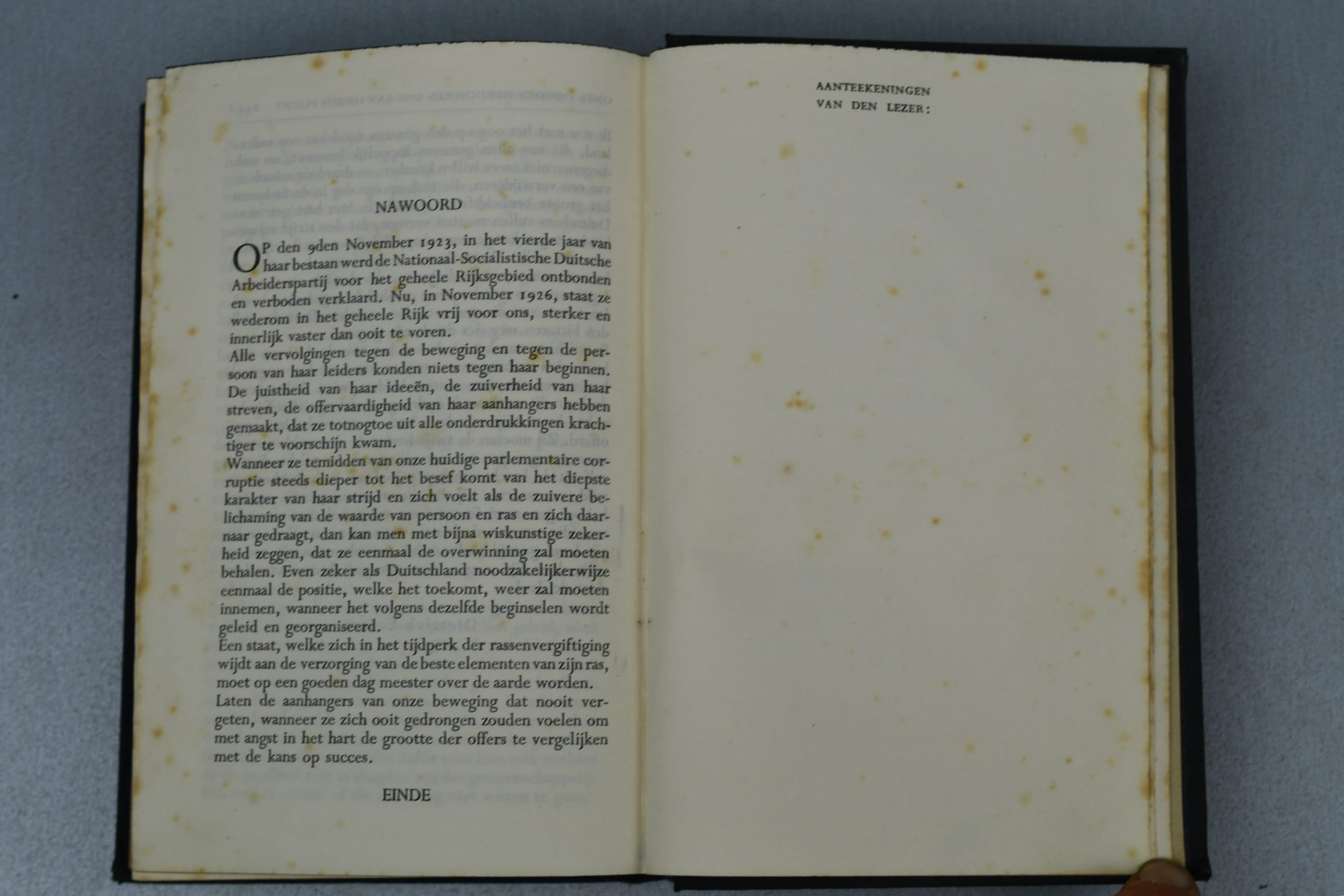 Dutch Adolf Hitler's Mein Kampf 'Mijn Kamp' printed in Amsterdam — image 11