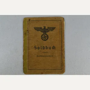 Army (Heer) Soldbuch Fritz Kraatz Festungs-M.G.-Btl. 811 'Metz' 1944