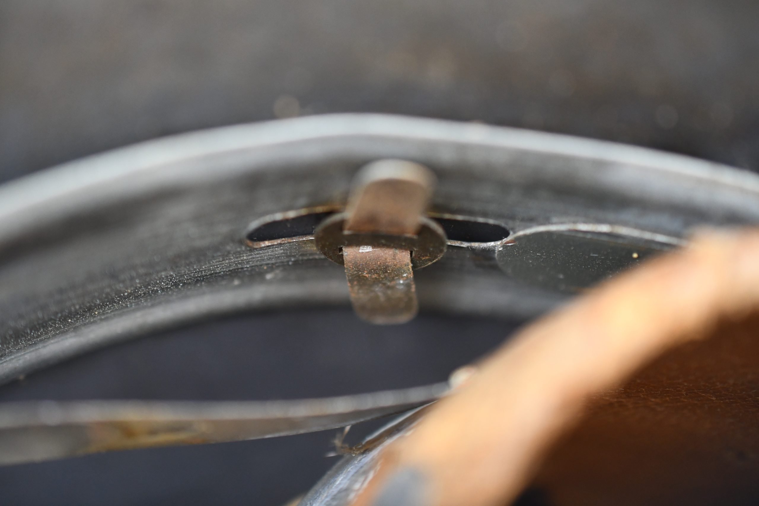 M40 Luftwaffe single decal steel helmet Q64 — image 19