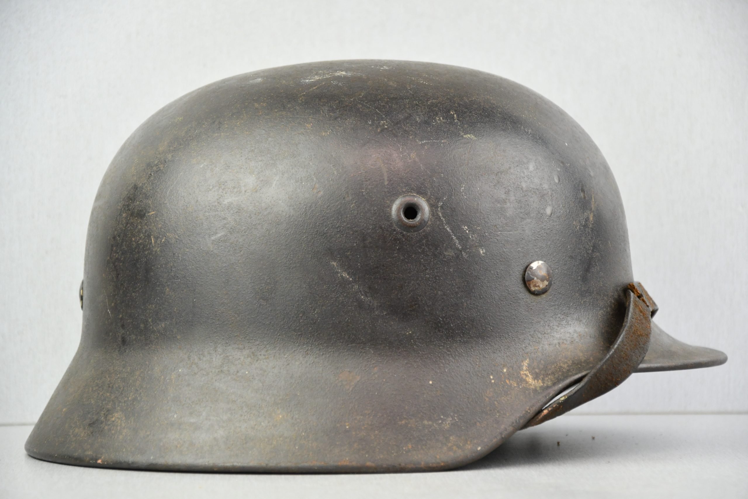 M40 Luftwaffe single decal steel helmet Q64 — image 3