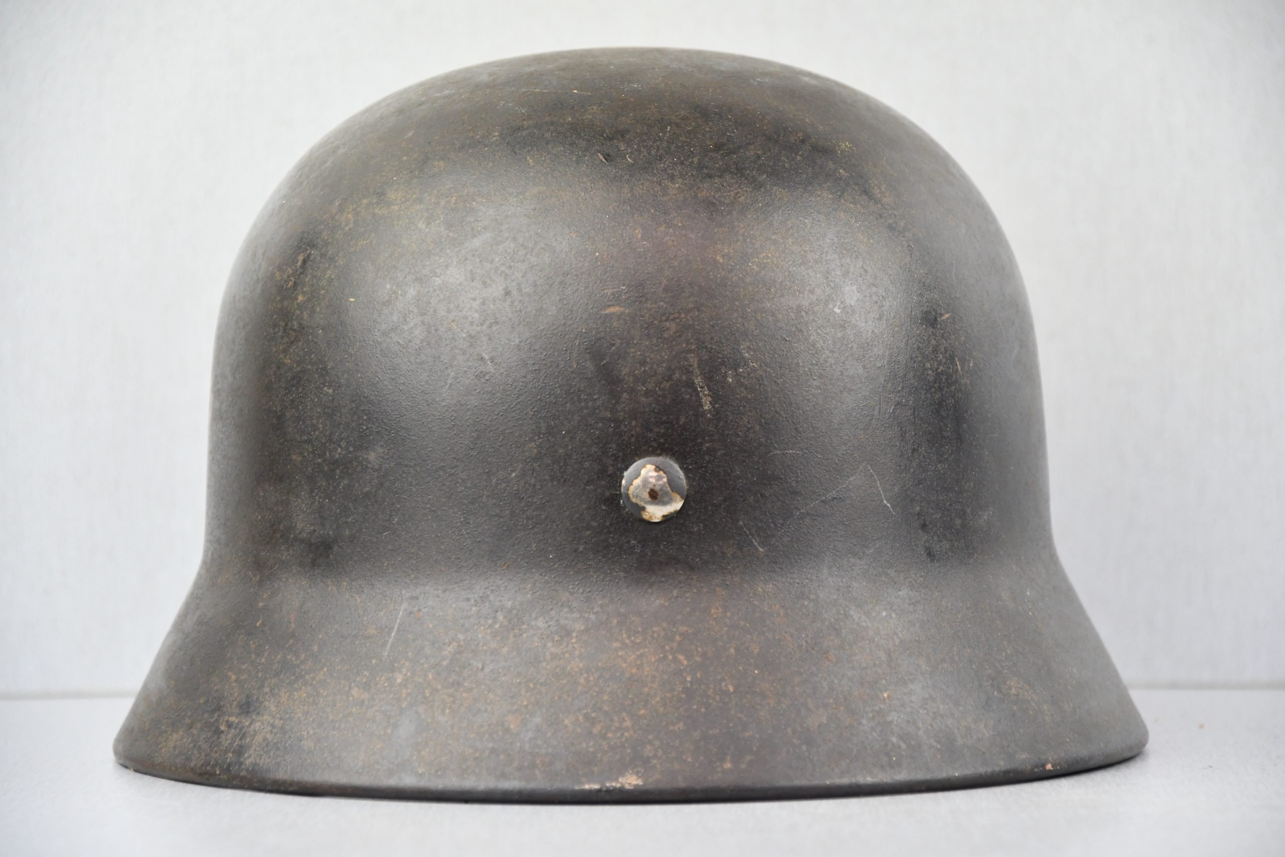 M40 Luftwaffe single decal steel helmet Q64 — image 4