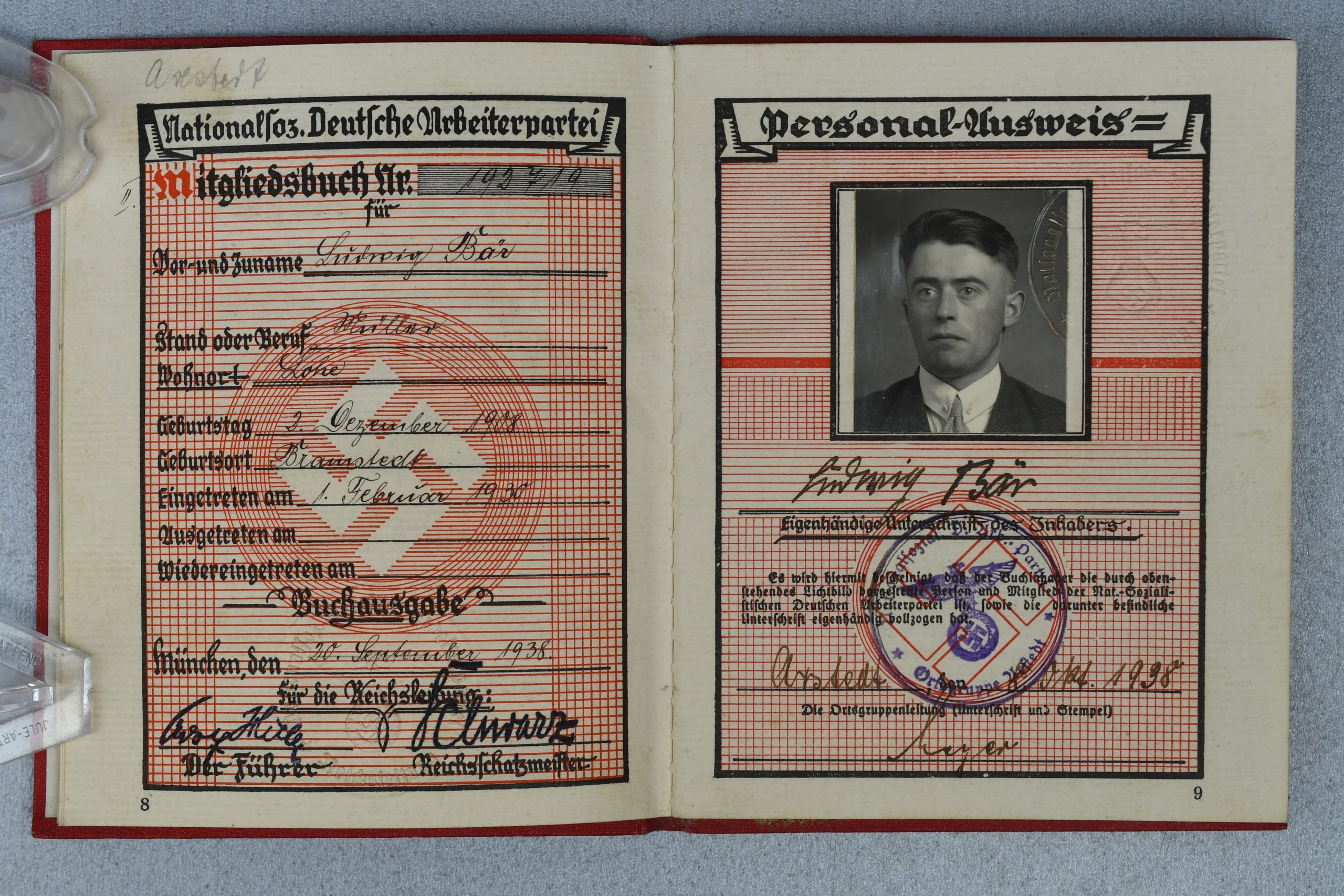 Medal and document grouping Ludwig Bär Panzerjäger-Abteilung 158 — image 63