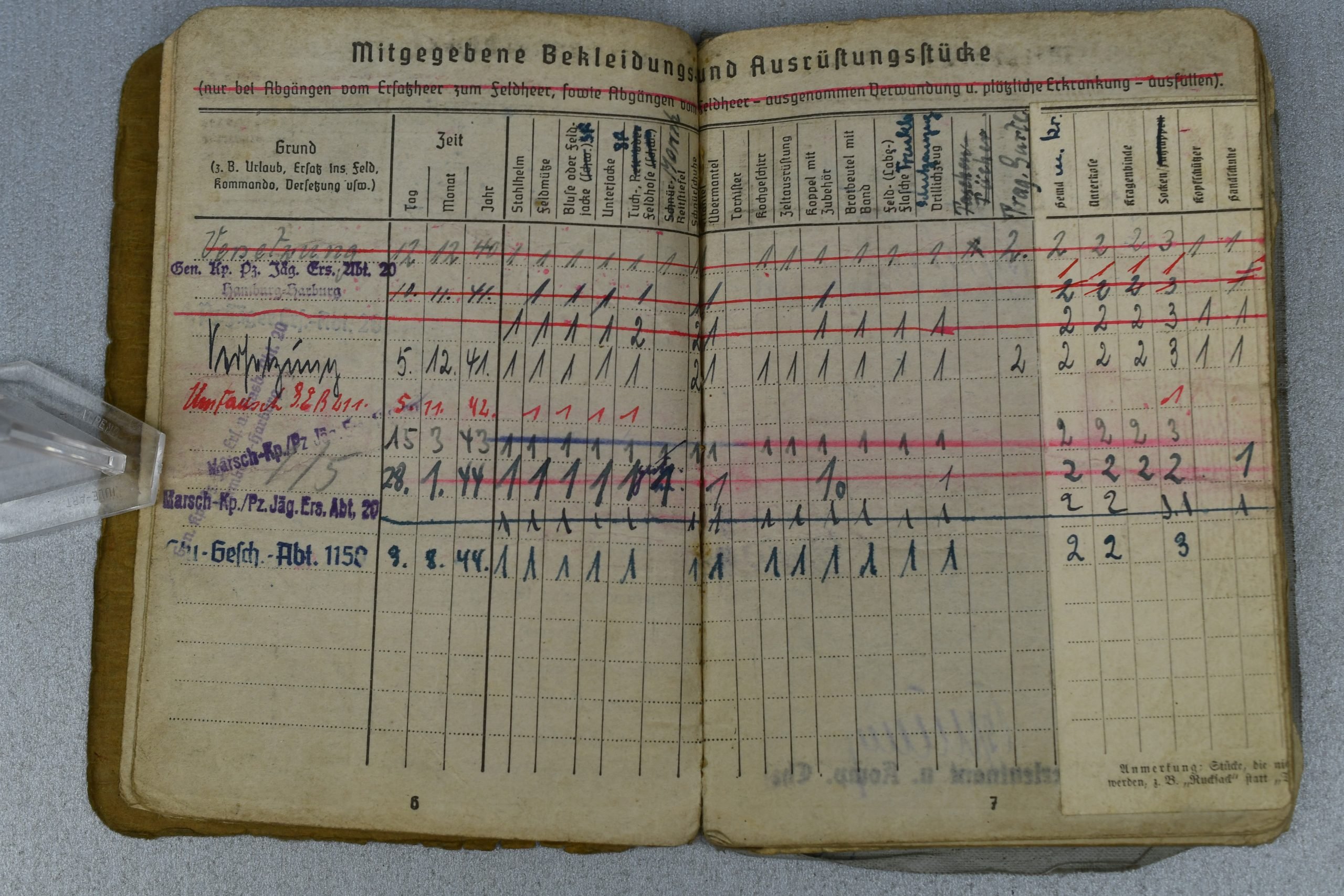 Medal and document grouping Ludwig Bär Panzerjäger-Abteilung 158 — image 72