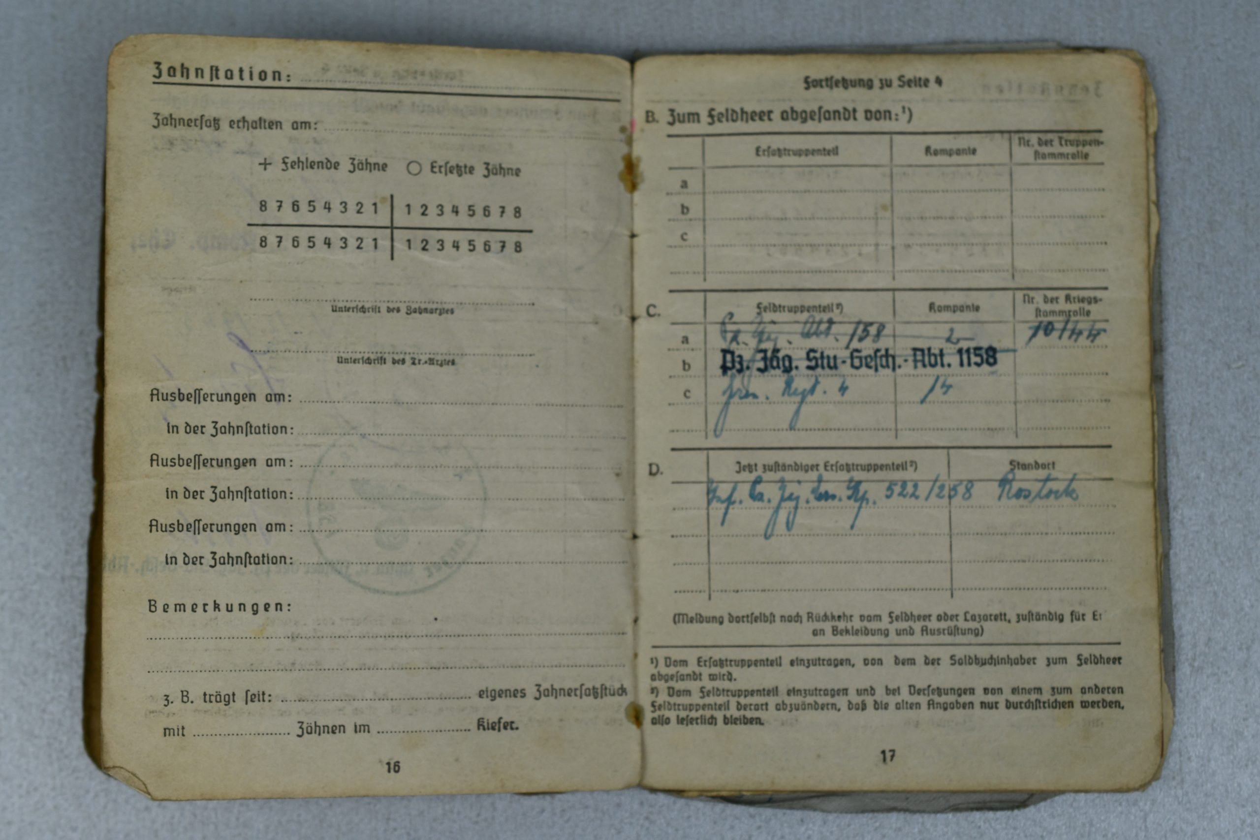 Medal and document grouping Ludwig Bär Panzerjäger-Abteilung 158 — image 76