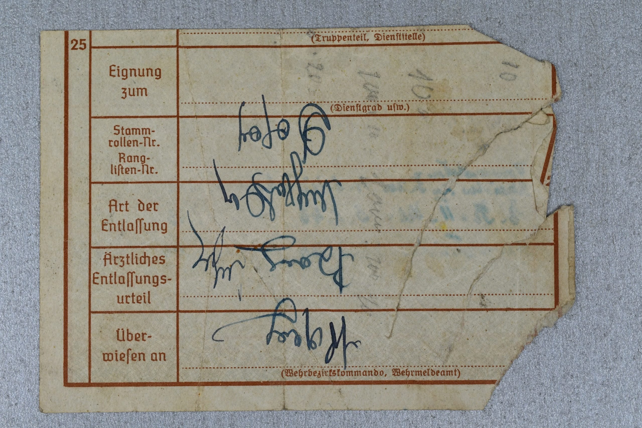 Medal and document grouping Ludwig Bär Panzerjäger-Abteilung 158 — image 84