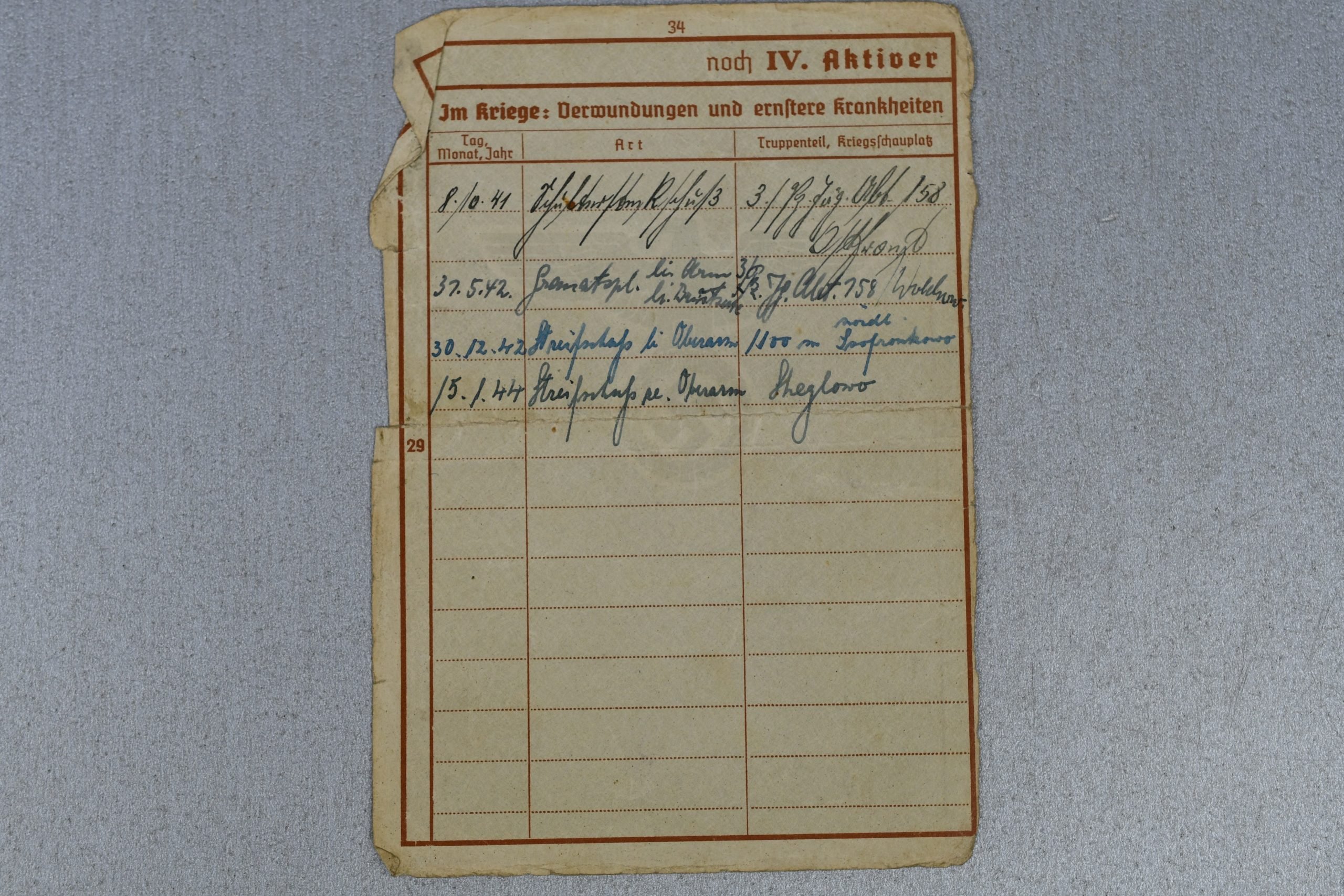 Medal and document grouping Ludwig Bär Panzerjäger-Abteilung 158 — image 85