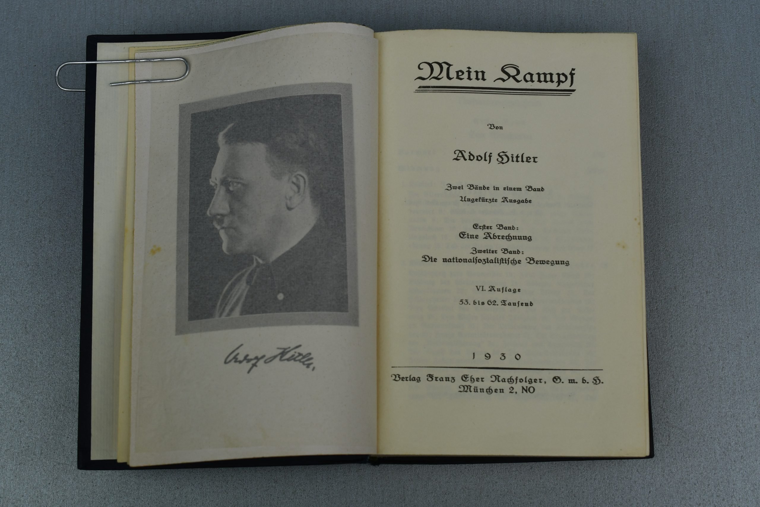 Early Adolf Hitler's Mein Kampf book 1930 — image 6