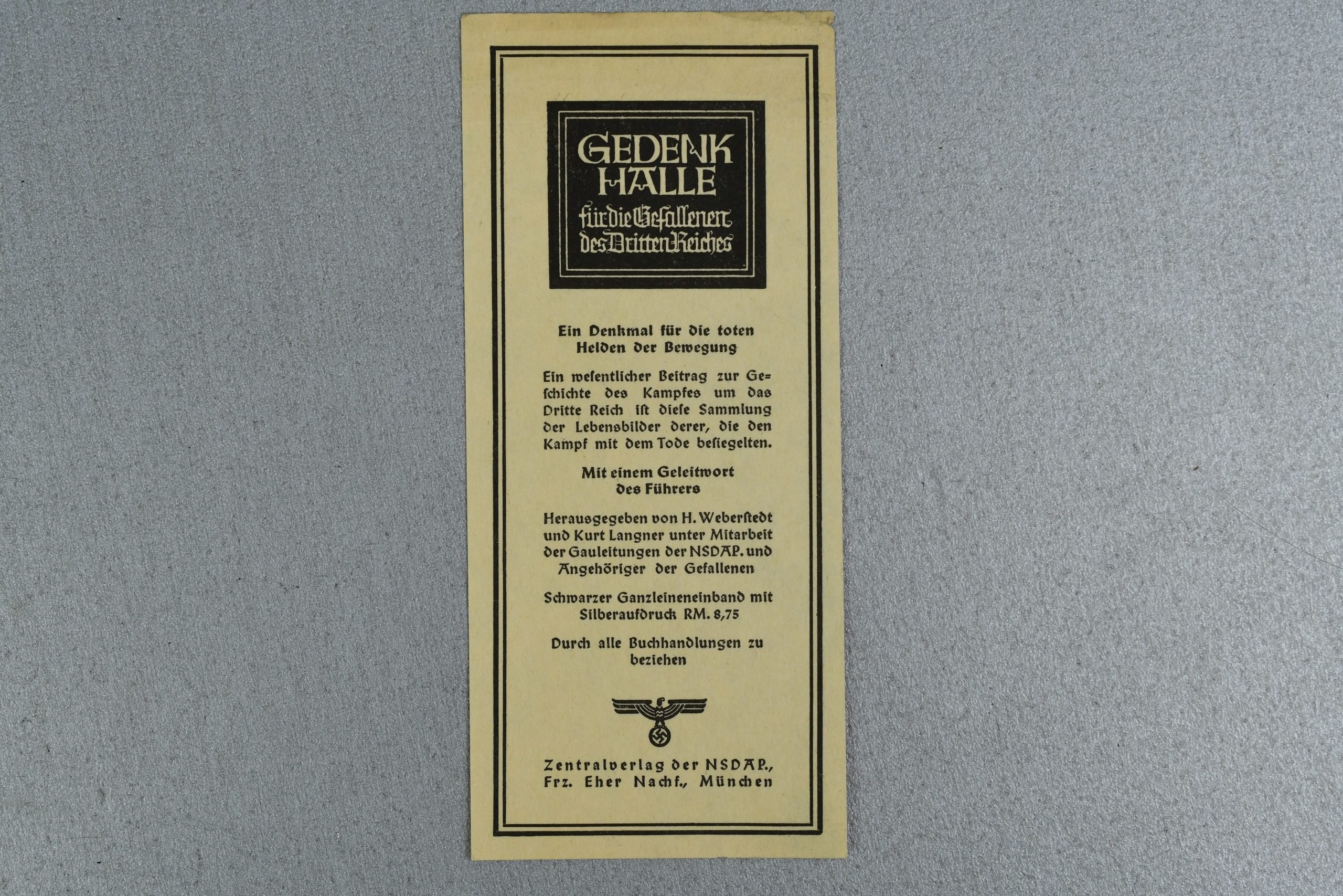 Early Adolf Hitler's Mein Kampf book 1937 — image 12