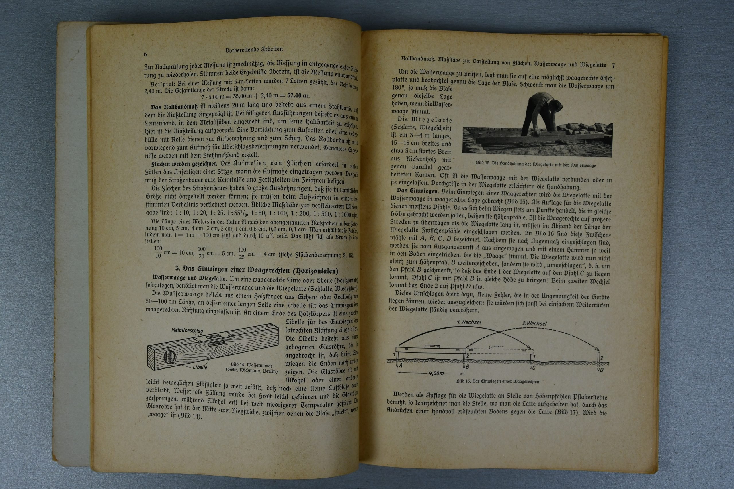 Softcover technical book Fachkunde für Strassenbauer by Friedrich Müller-Elschner 1943 — image 3