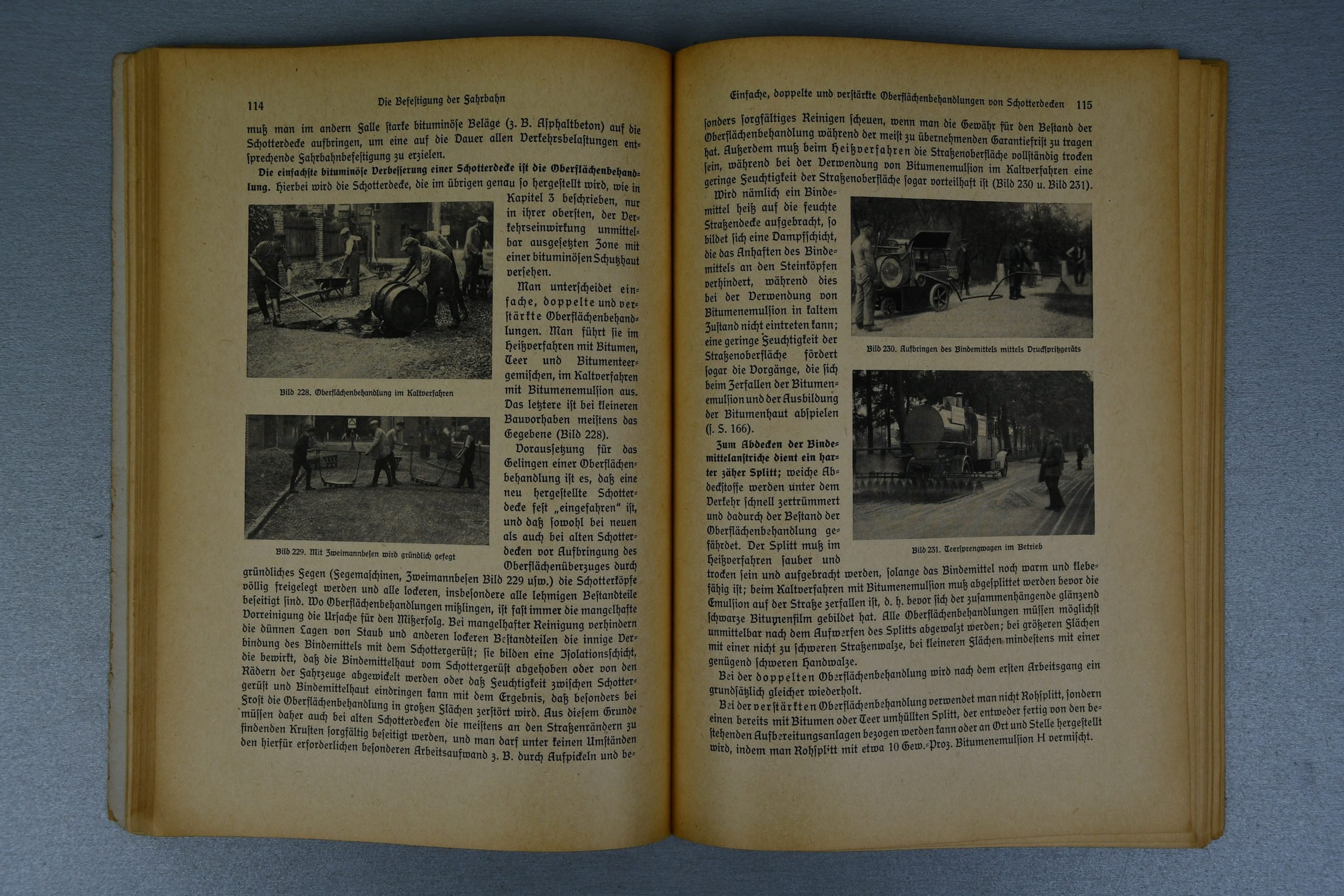 Softcover technical book Fachkunde für Strassenbauer by Friedrich Müller-Elschner 1943 — image 4