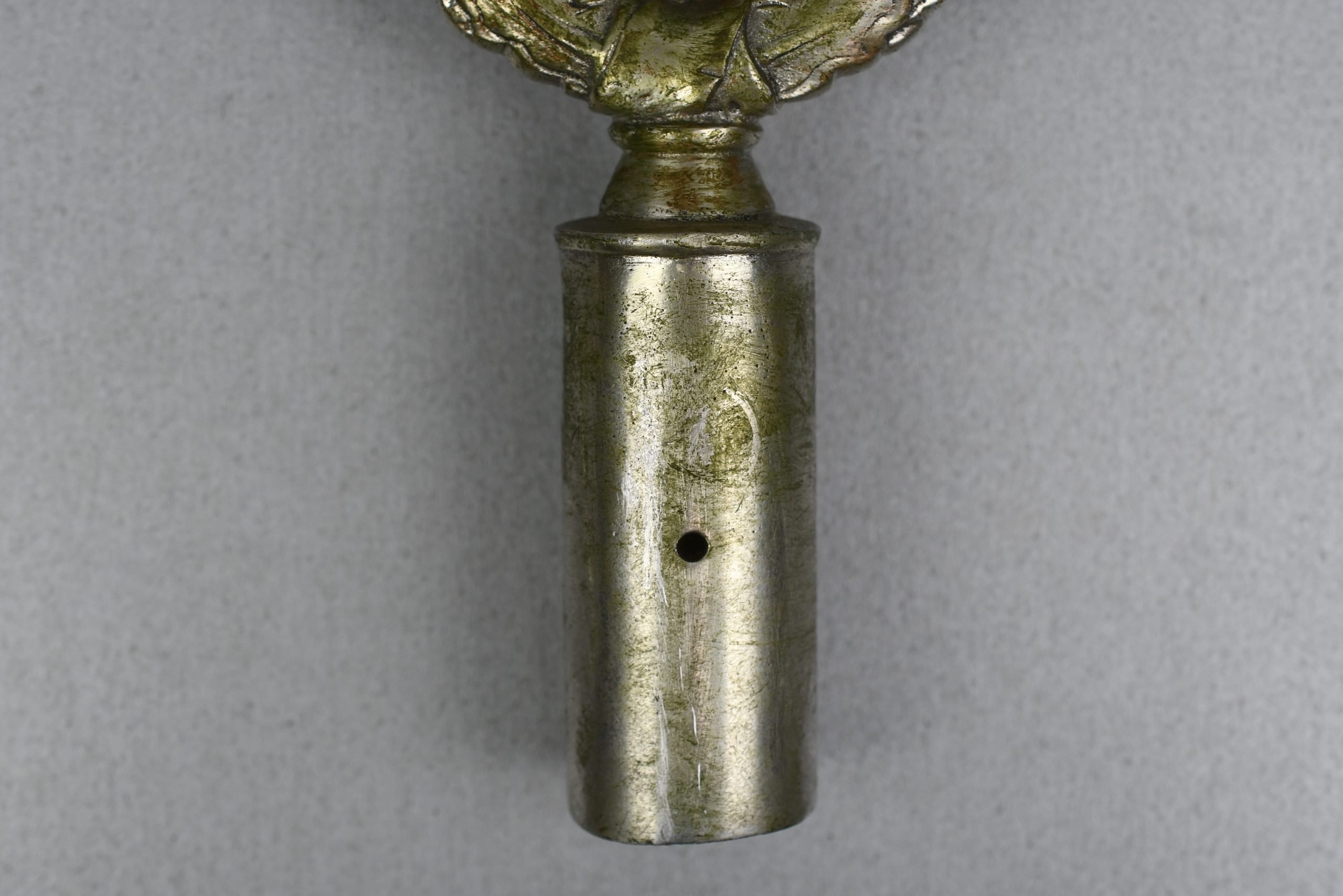 NSDAP nickel silver eagle with swastika flag pole topper — image 11