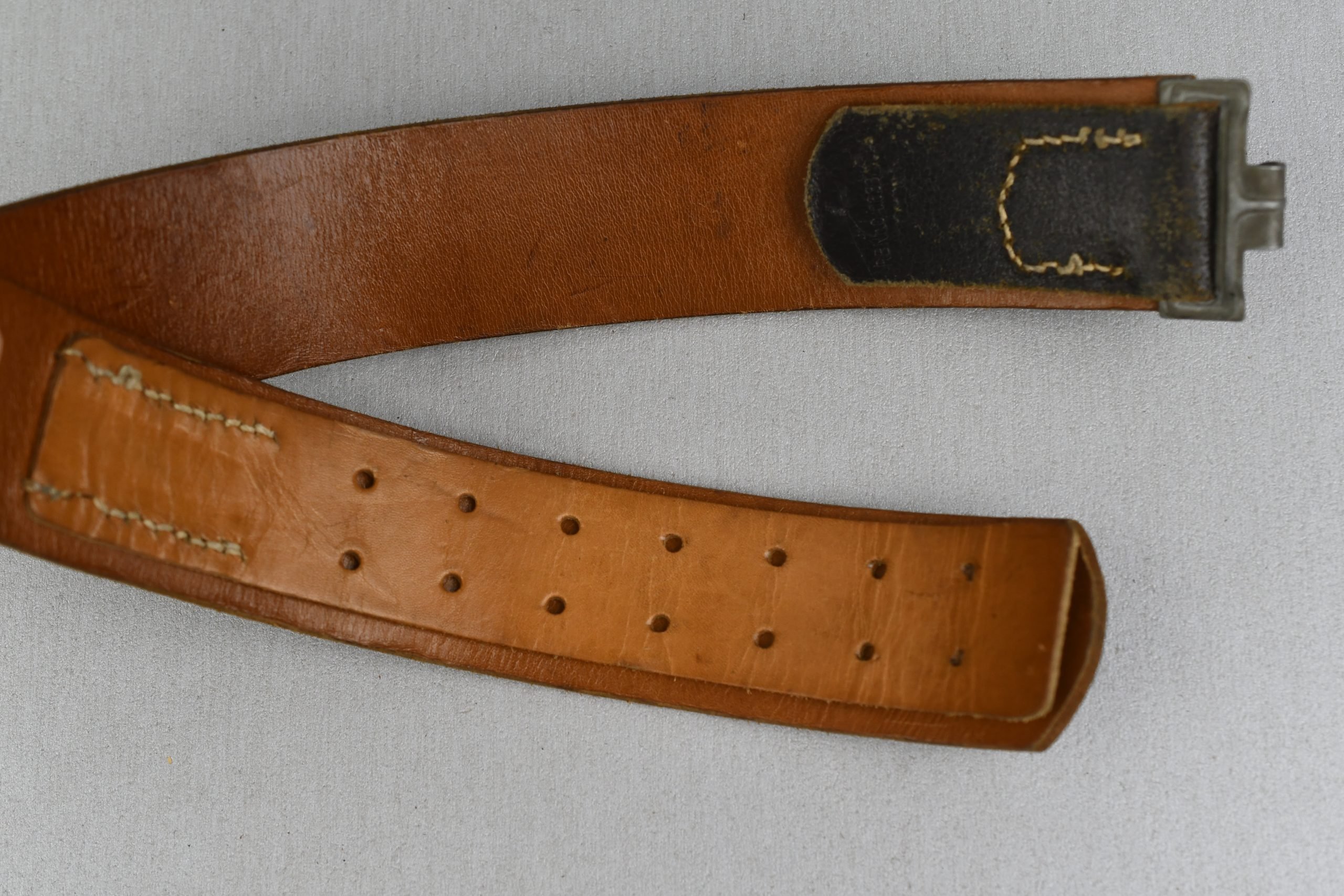 Late war Wehrmacht equipment belt with RBNr. — image 4