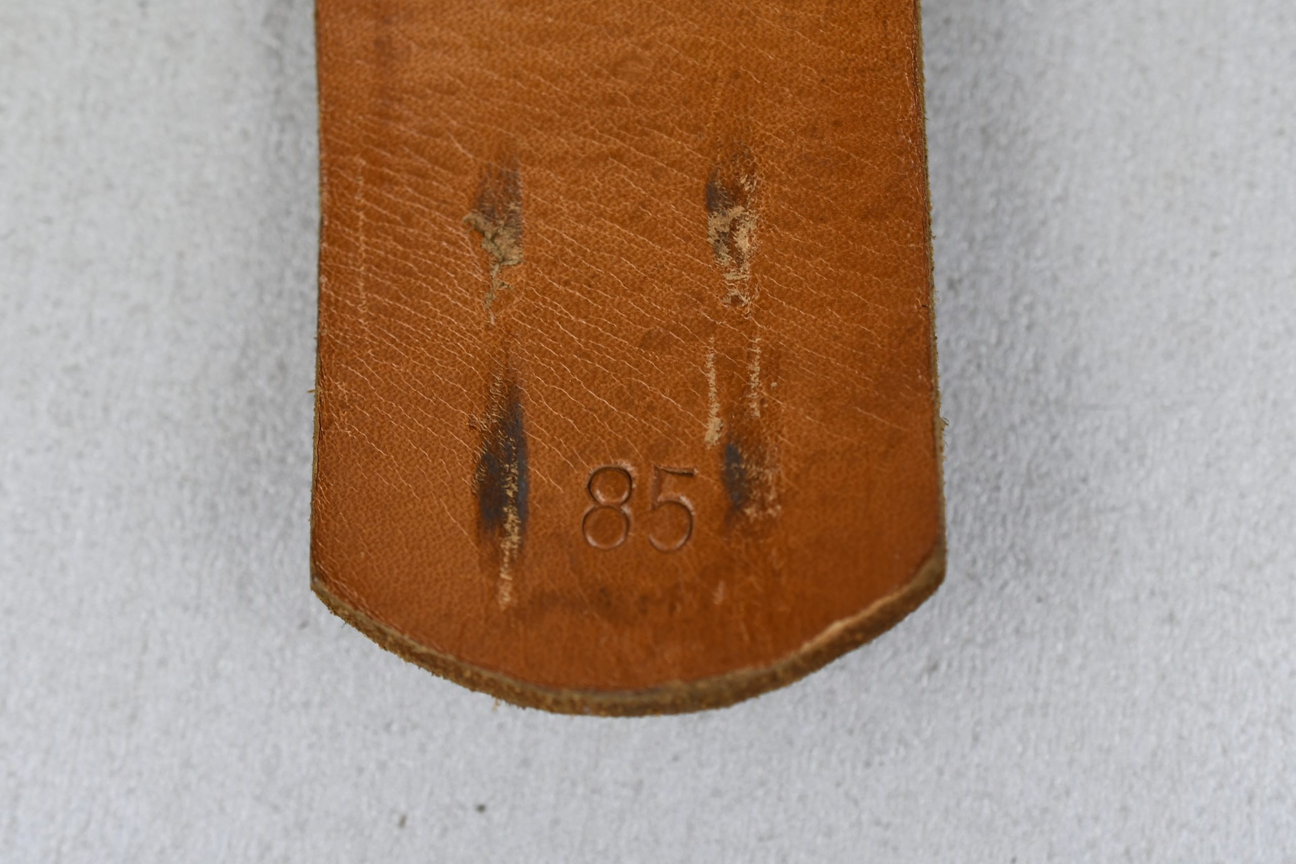 Late war Wehrmacht equipment belt with RBNr. — image 7