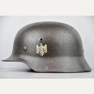 M40 army (Heer) single decal steel helmet 'Brush Camouflage' ET64